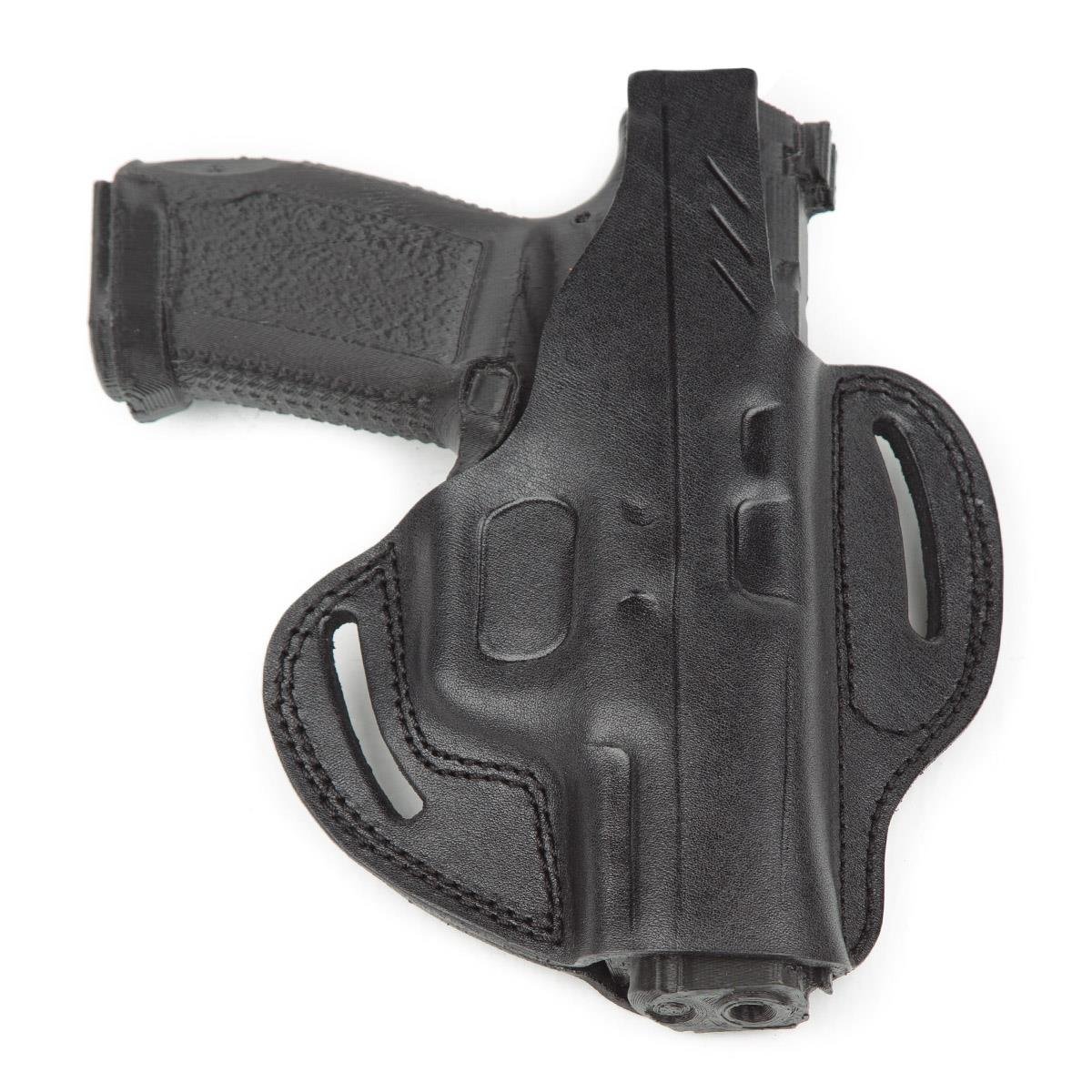 Wolf Holster Canik55 TP9 SFx Mete Deri Tabanca Kılıfı Tam Kelebek Siyah