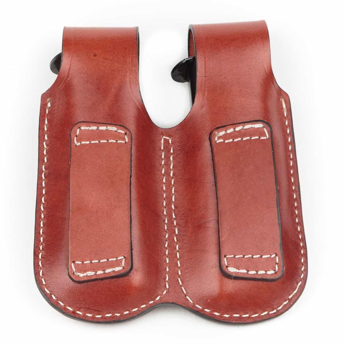 Wolf Holster Deri Şarjör Kılıfı Çiftli Maşasız Taba