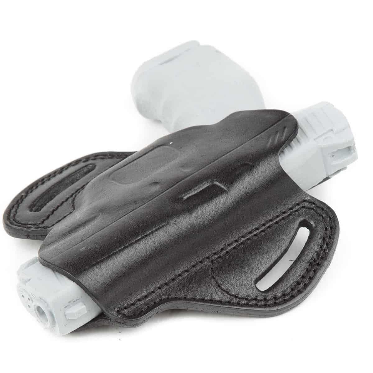 Wolf Holster Universal Deri Tabanca Kılıfı Tam Kelebek Atkısız Siyah