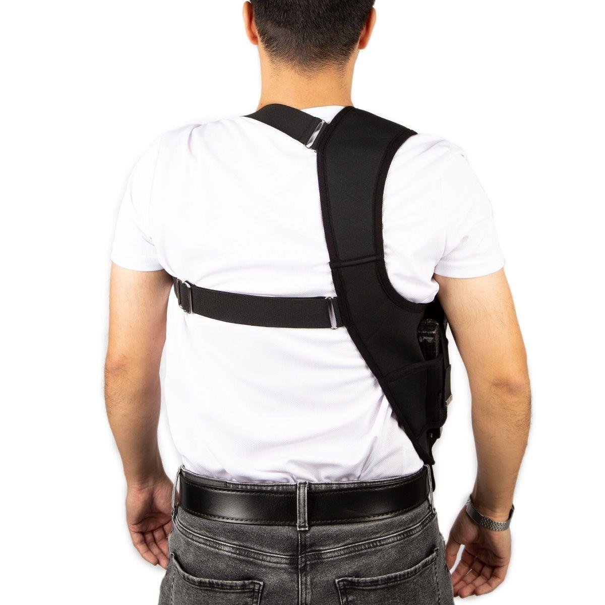 Zeytin Dalı Koltuk Altı Tabanca Kılıfı Sol El Siyah