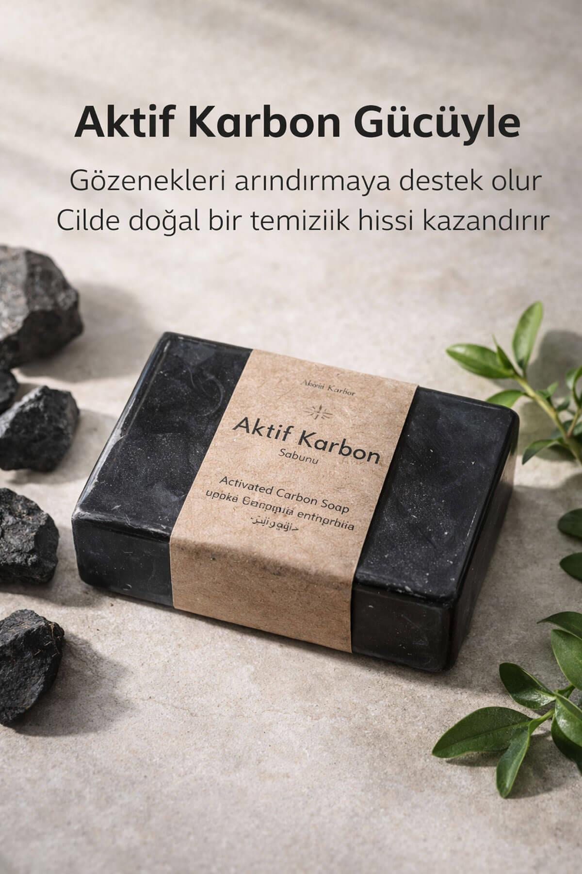 Aktif Karbon Özlü Cilt Bakım Sabunu - 120 gr
