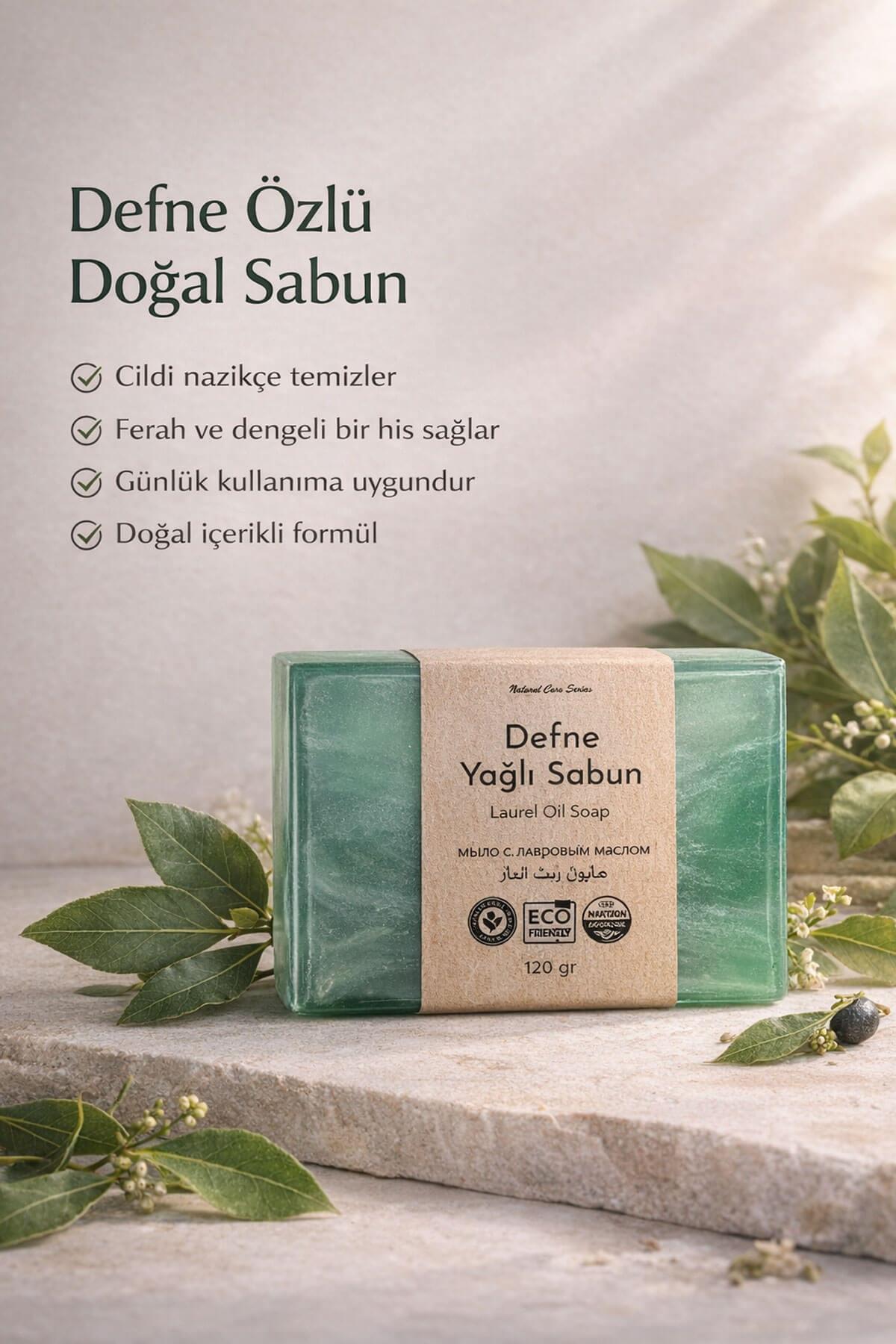 Defne Yağlı Cilt Bakım Sabunu - 120 gr