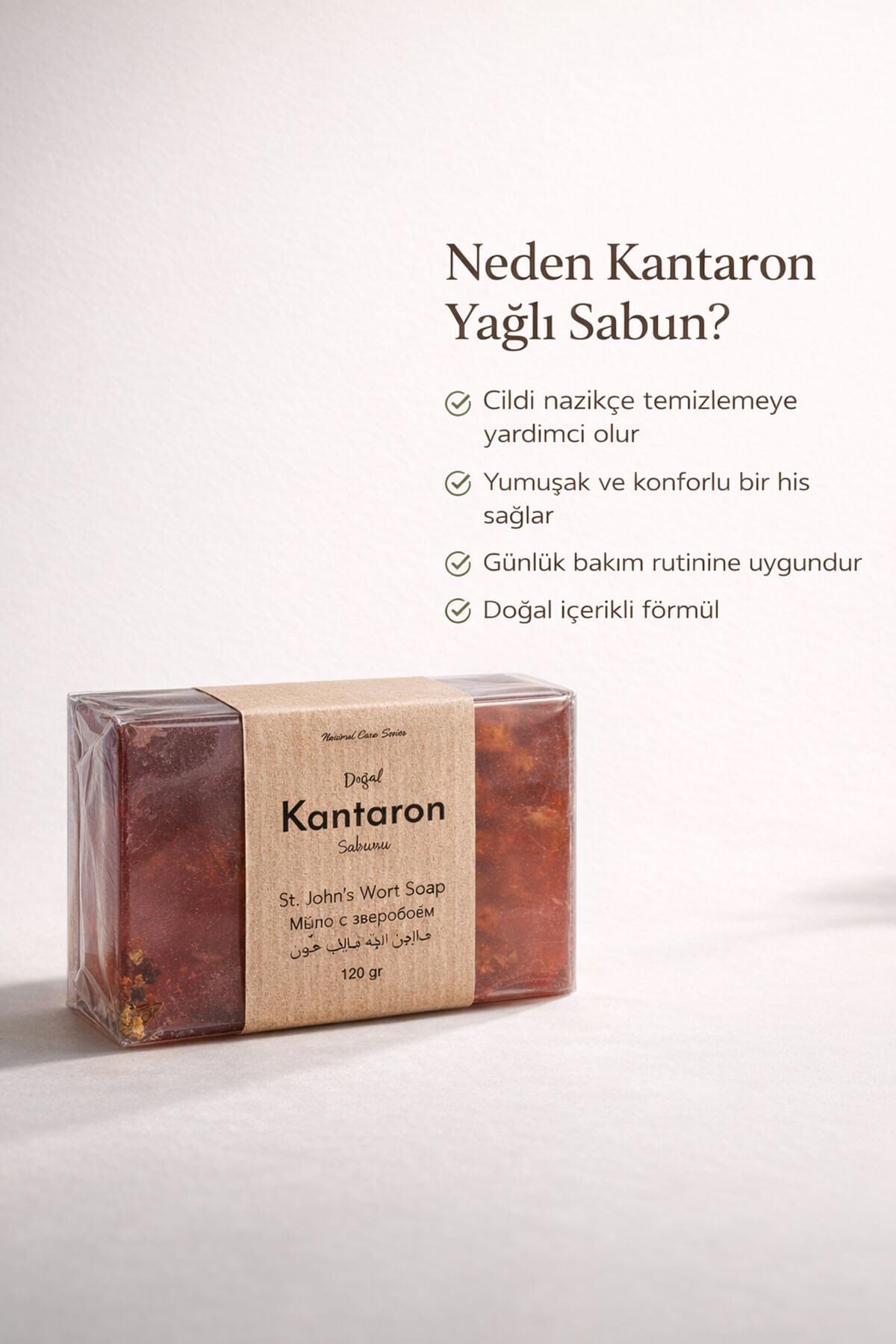 Kantaron Yağlı Cilt Bakım Sabunu - 120 gr