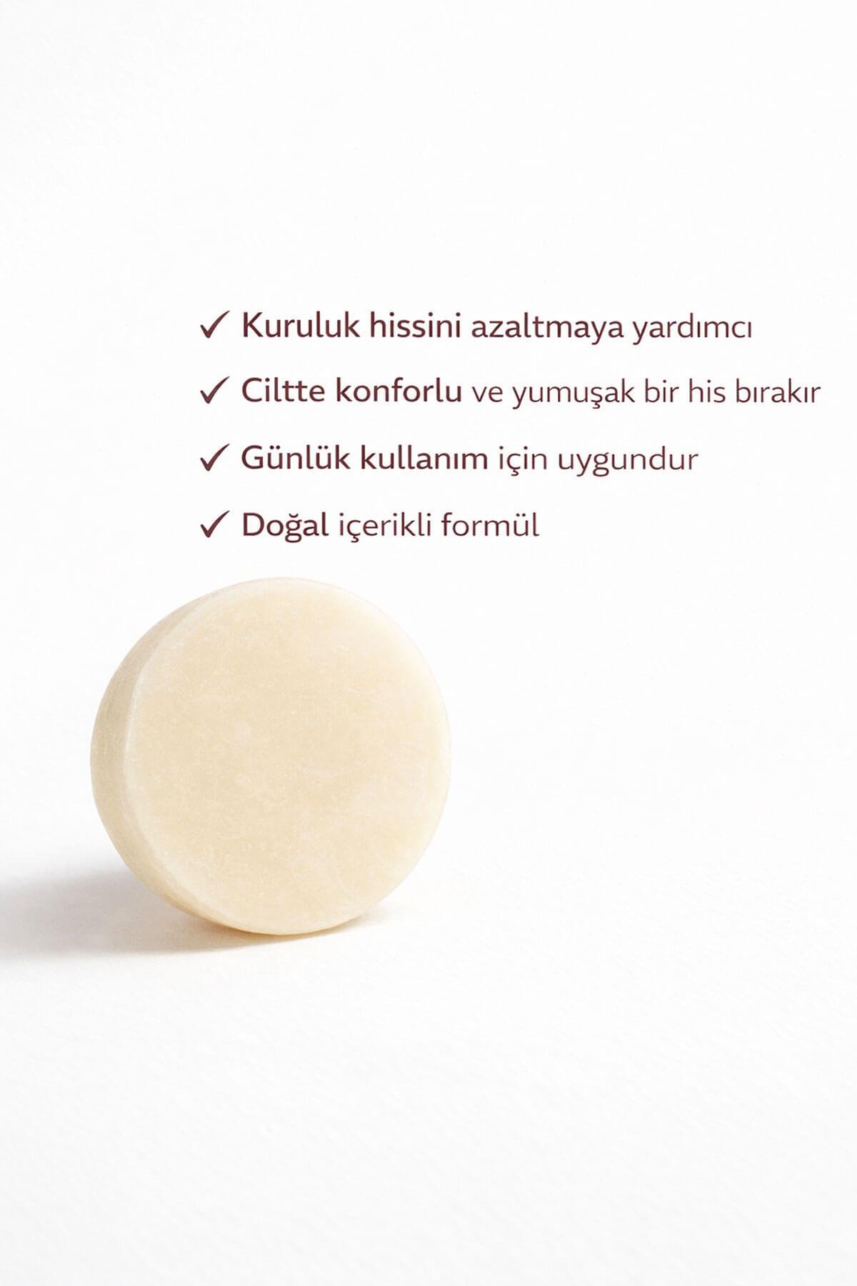 Keçi Sütlü El Yapımı Doğal Oval Sabun - 100 gr