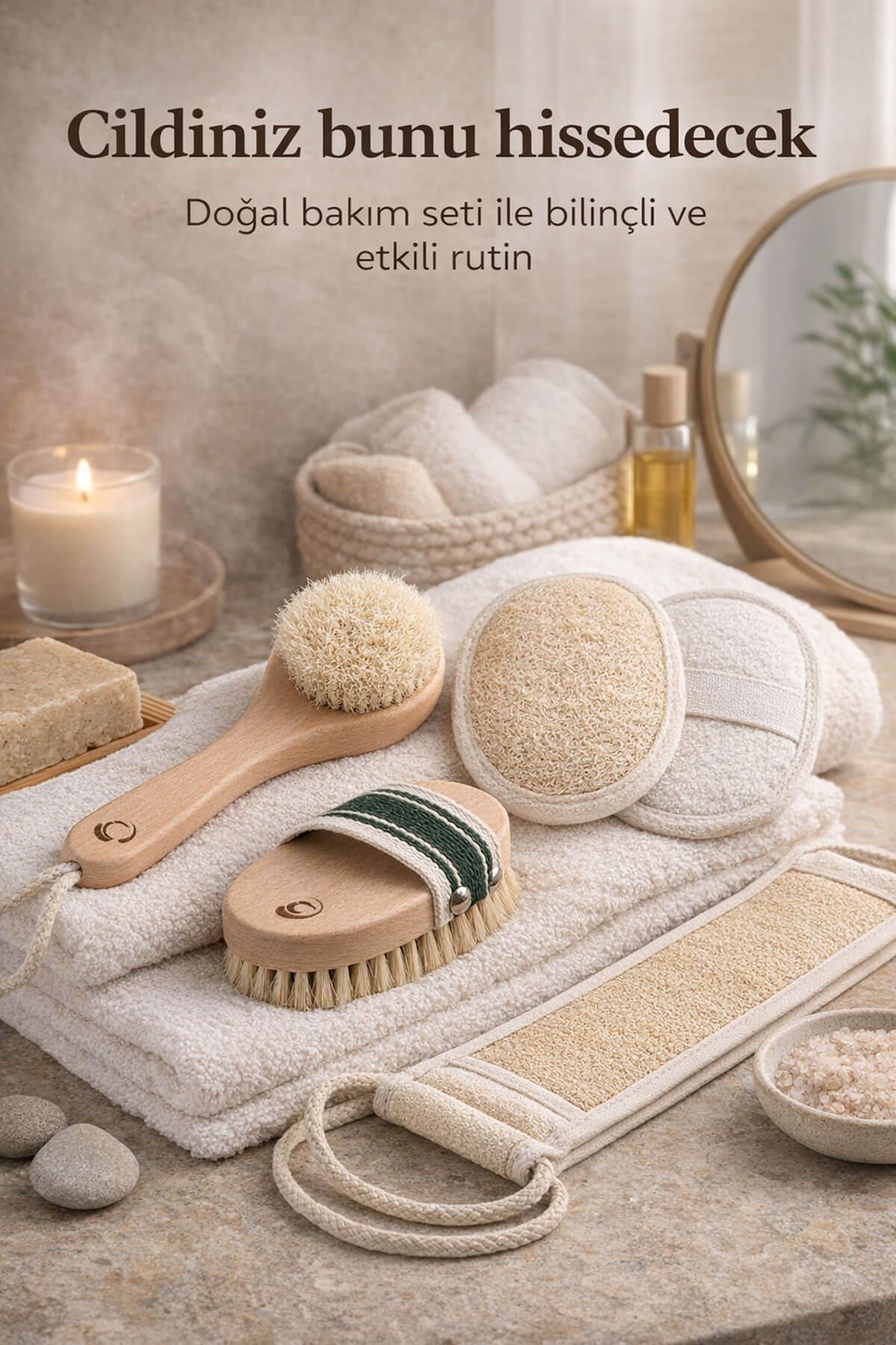 Premium Doğal Bakım ve Yenileyici Spa Seti 5’li Tam Bakım Paketi