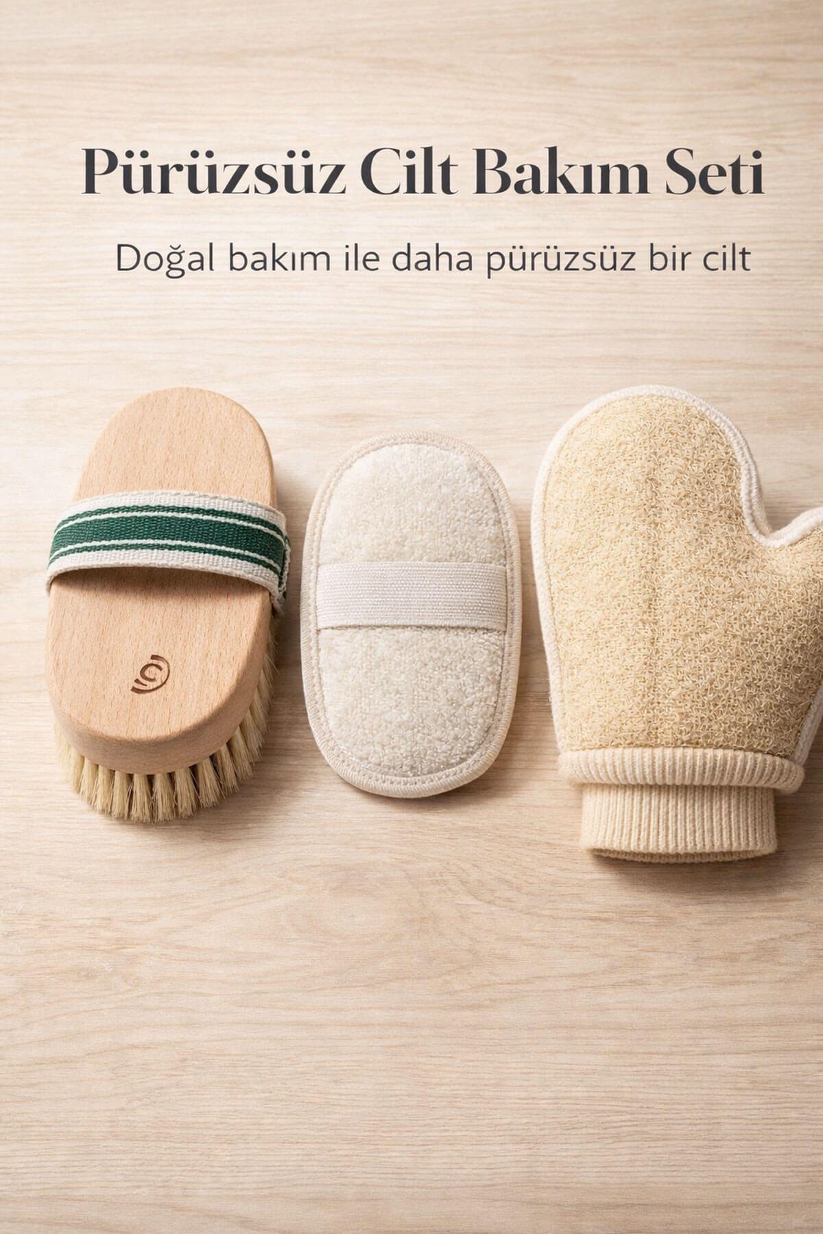 Pürüzsüz Cilt Bakım Seti - Selülit & Batık Karşıtı 3’lü Paket