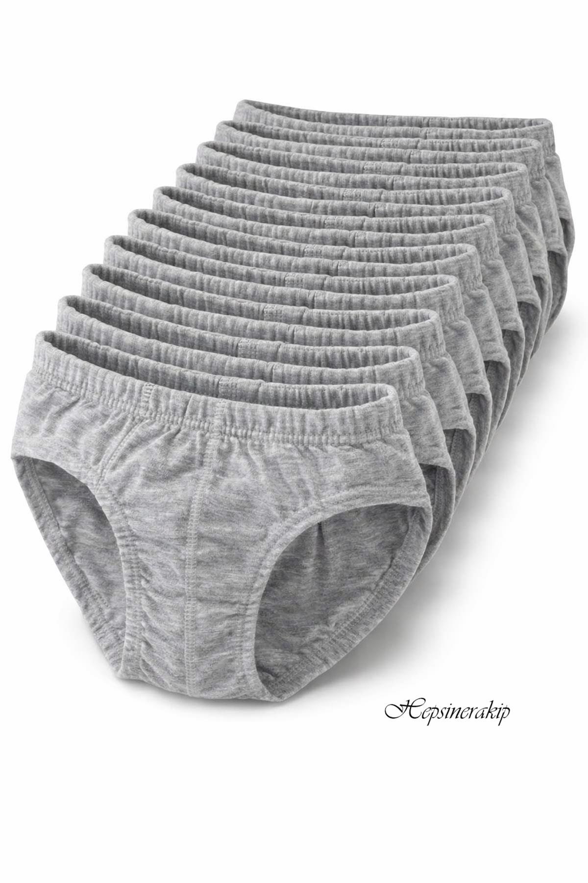 Seher 12 Adet Erkek Çocuk Pamuklu Slip Külot Seti  SEC0037 Renkli Seri
