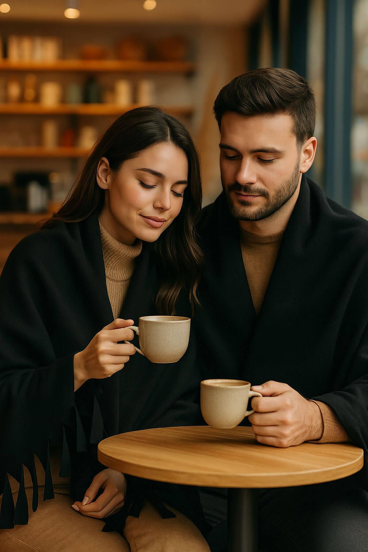 Unisex Polar Omuz Şalı 70X180 Cm Kışlık Sıcak Şal Elegantwarm