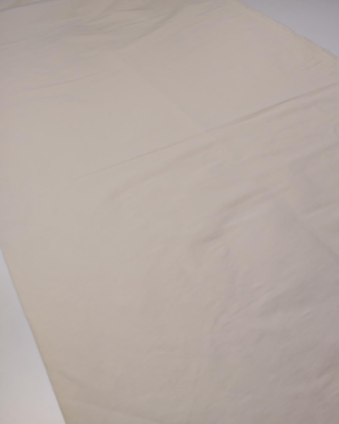 Ekru Krem Keten Pamuk Karışımlı Kumaş İnce Dolgun Boyuna Esnek Gömleklik & Elbiselik 150x250cm
