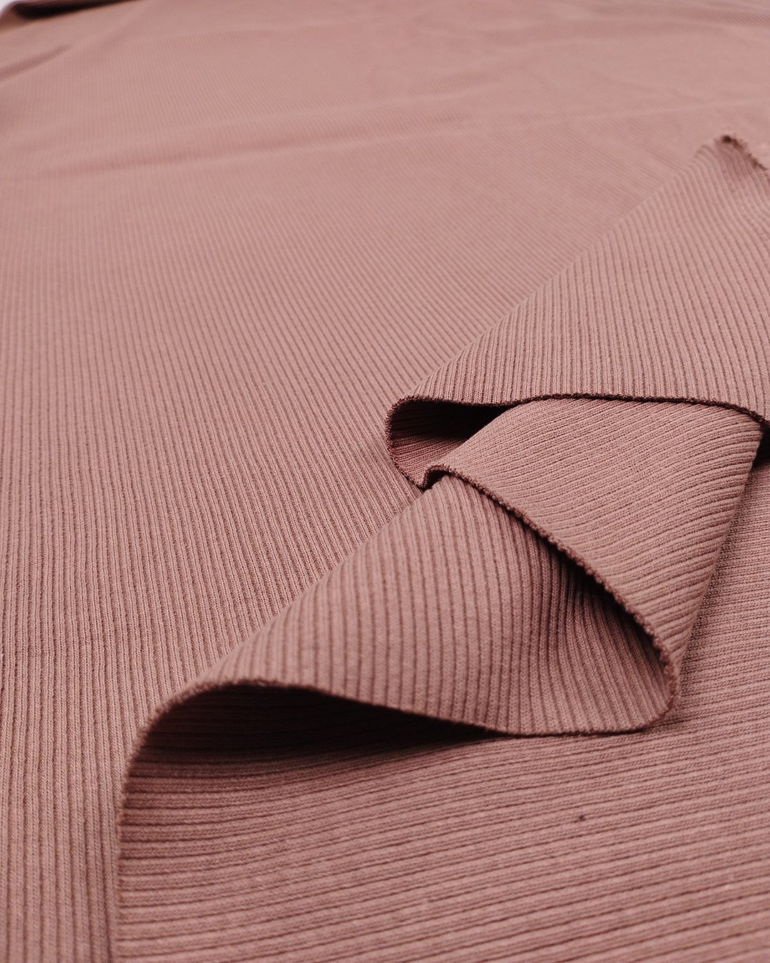 Vizon Kahve Kaşkorse Ribana Kumaş Esnek Yumuşak Bodylik & Bluzluk 120x180cm