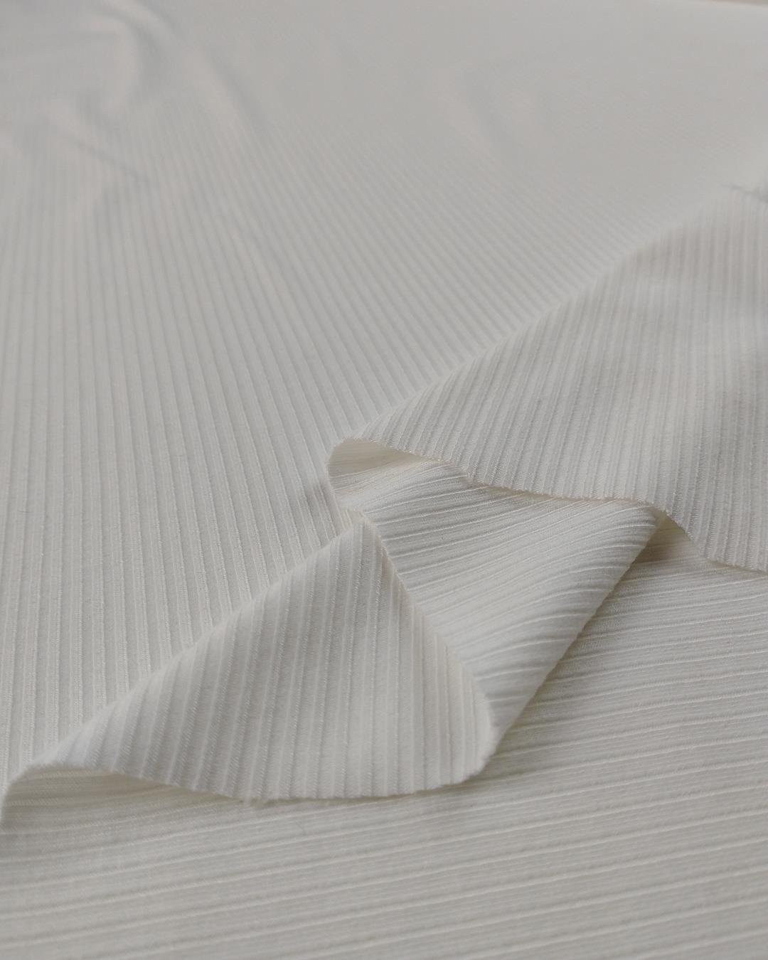 Ekru Renkte Kaşkorse Örme Kumaş En: 125cm