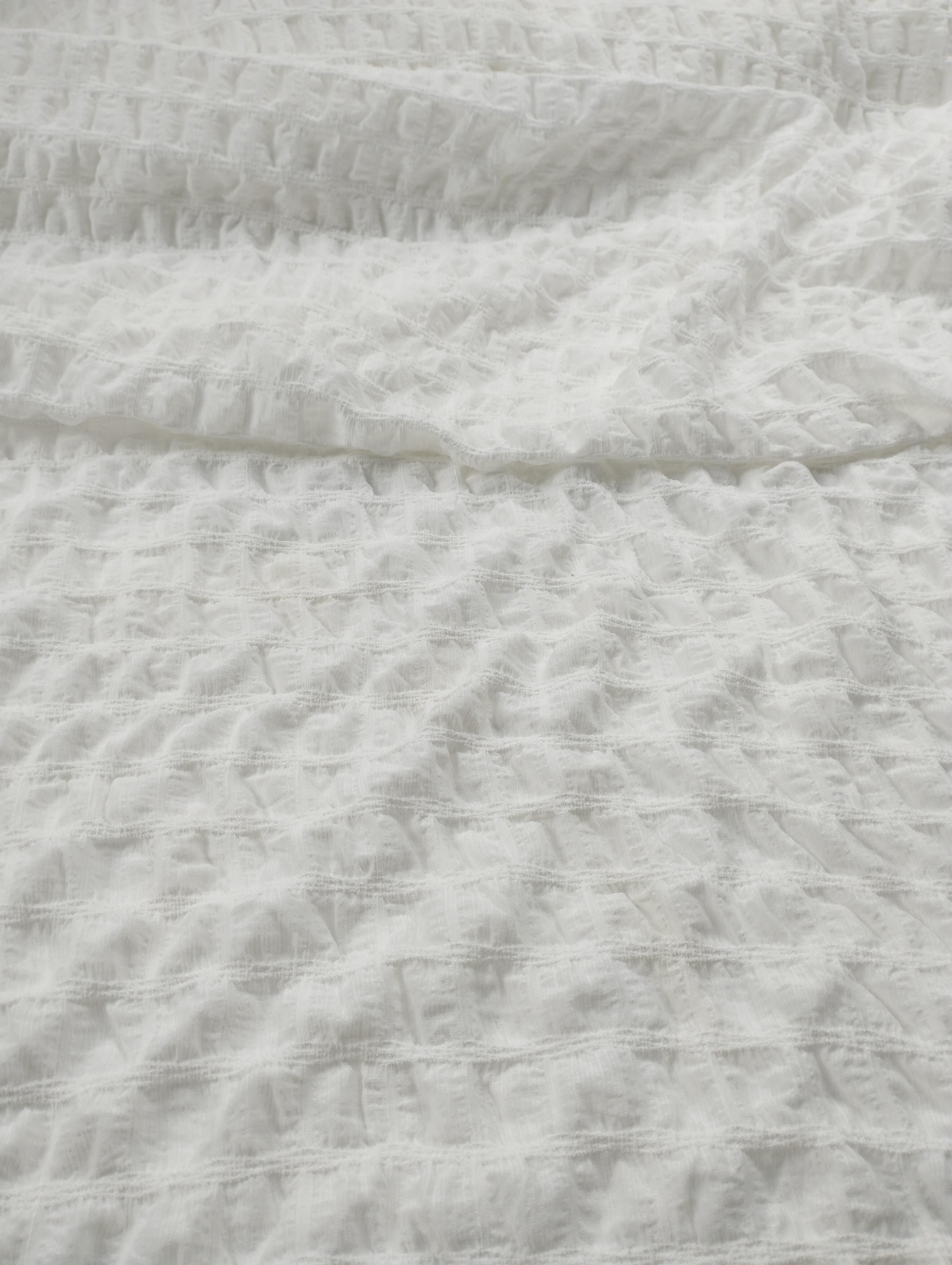 Beyaz Renkte Waffle Jarse (En  150 cm x Boy  300 cm)