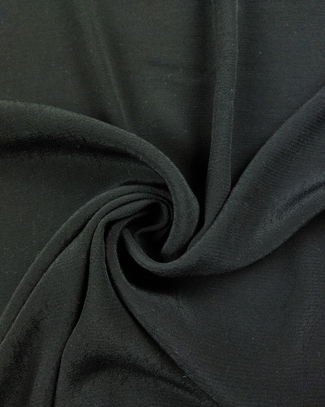 Siyah Maroken Viskon Kumaş İnce Dökümlü Elbiselik, Bluzluk & Gömleklik 130x150cm