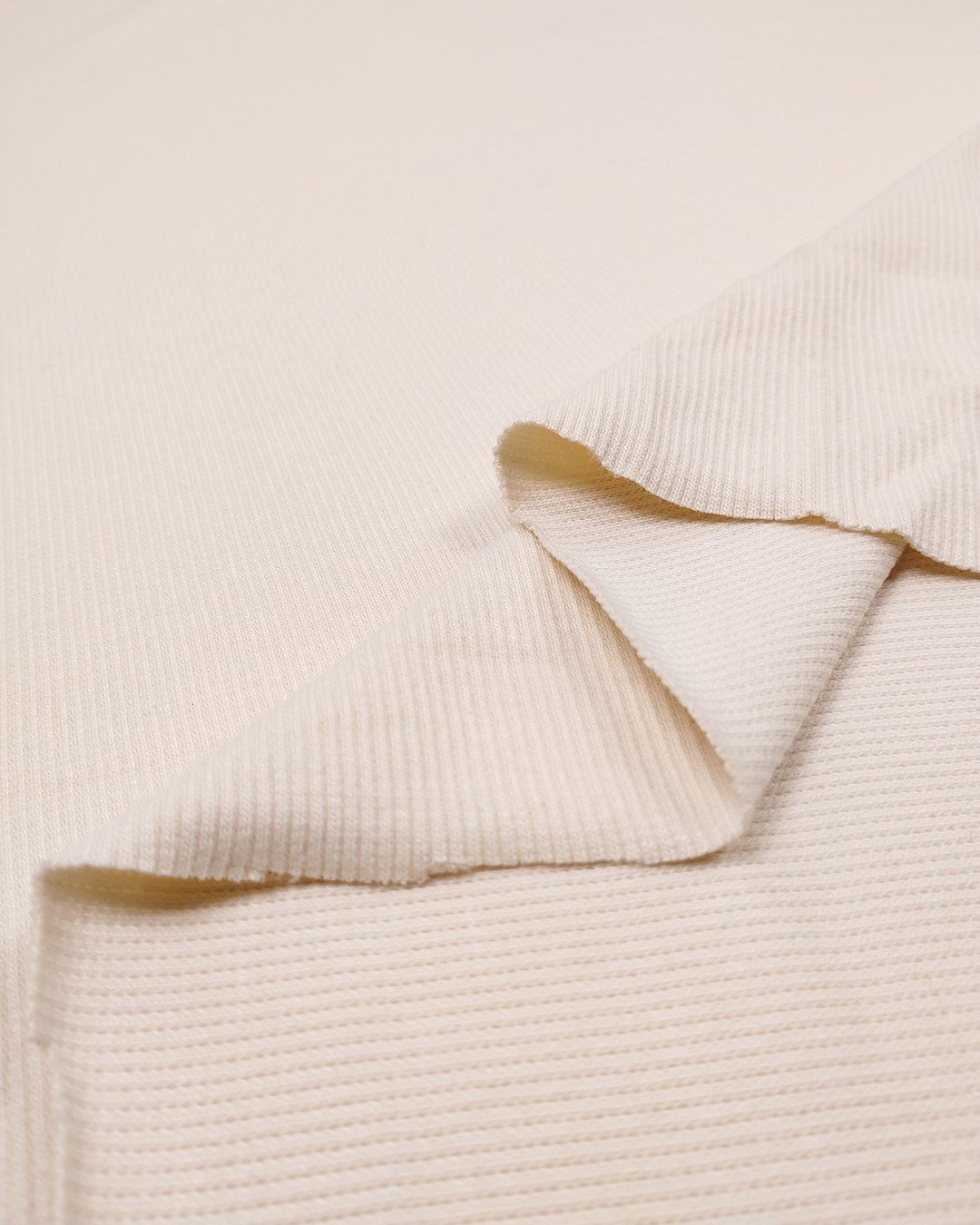 Krem Kaşkorse Ribana Kumaş Esnek Yumuşak Bodylik & Bluzluk 120x150cm