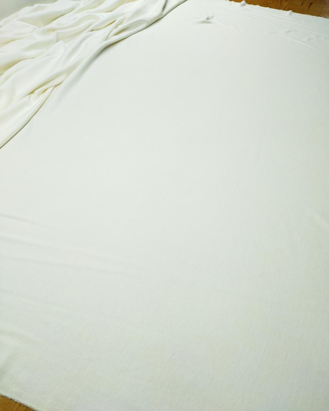 Ekru Renkte Yumuşacık İnterlok Örme (En  150 cm x Boy  200 cm)