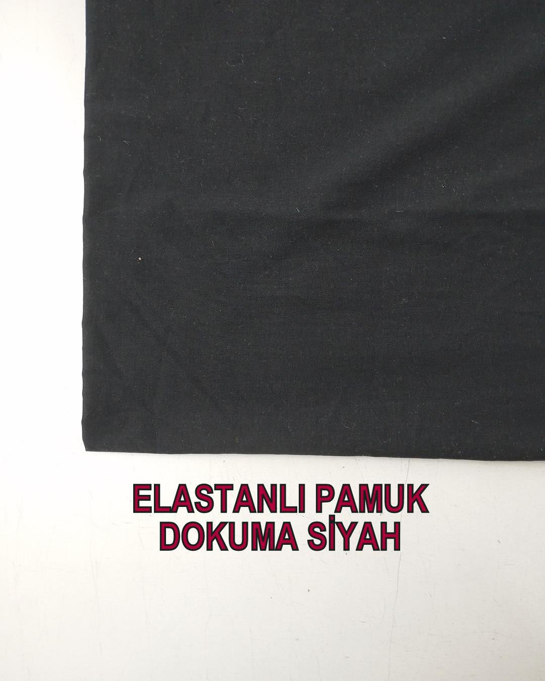 Elastanlı Boyuna Esnek Astarlık Siyah RenkteEn: 140 cm