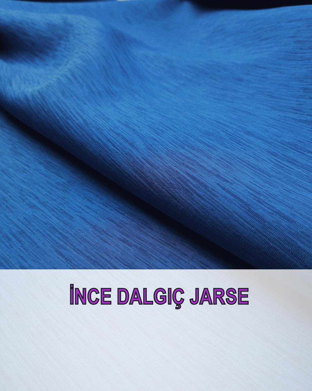 İnce Dalgıç Jarse Mavi RenkteEn: 160 cm