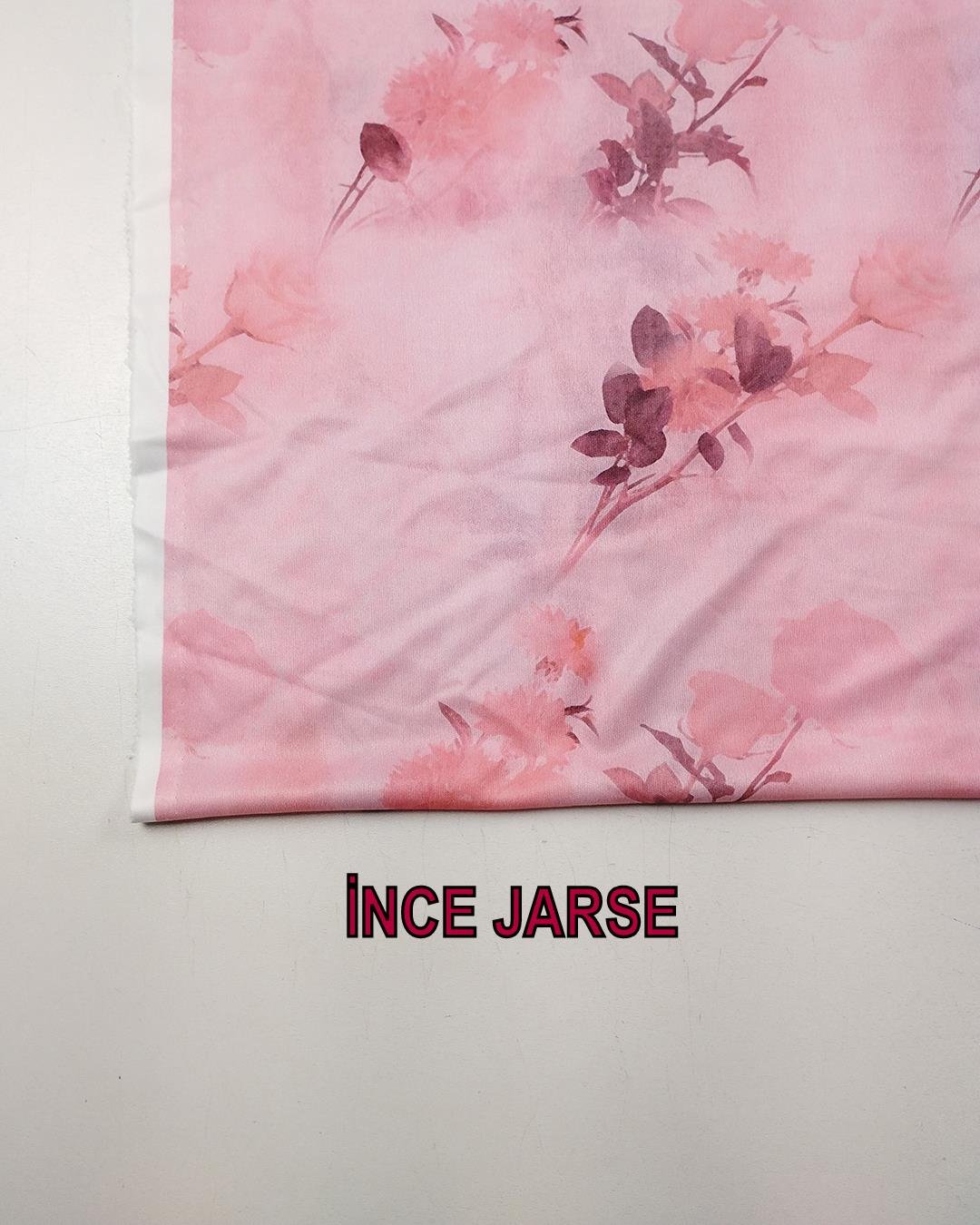 İnce Jarse Pembe RenkteEn: 155 cm