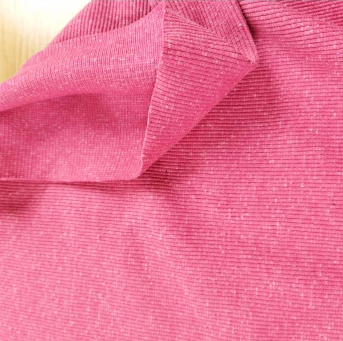 Kırçıllı Pembe Renkte Kaşkorse Ribana (En  110 cm x Boy  110 cm)