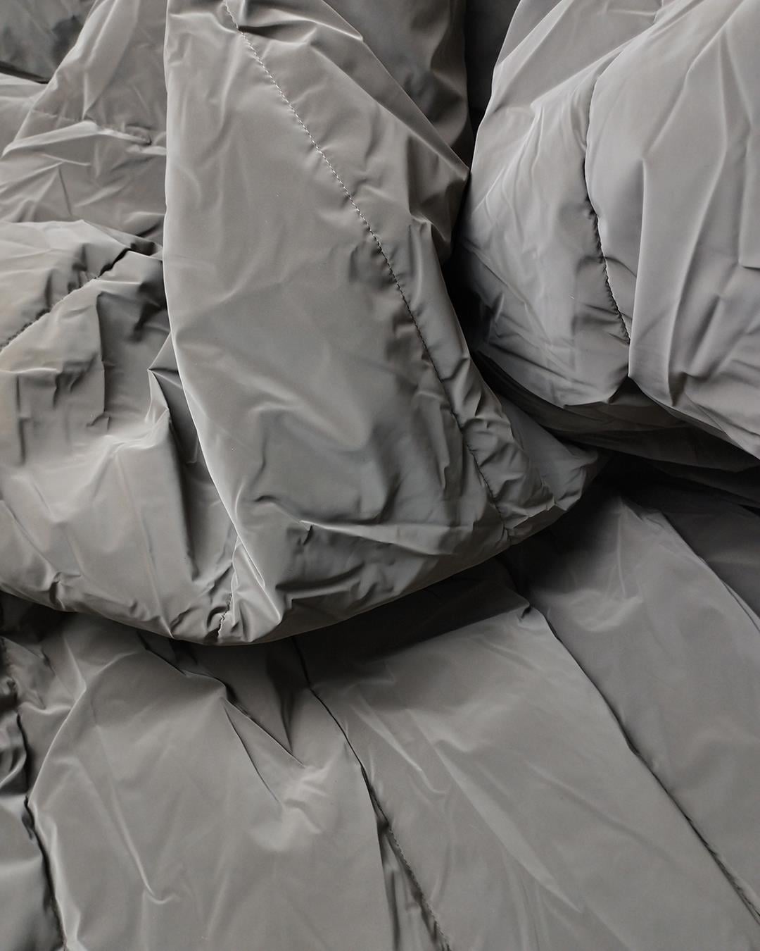 Montluk Kapitone Gri Füme Arası Renkte (En 140 cm x Boy 350 cm)