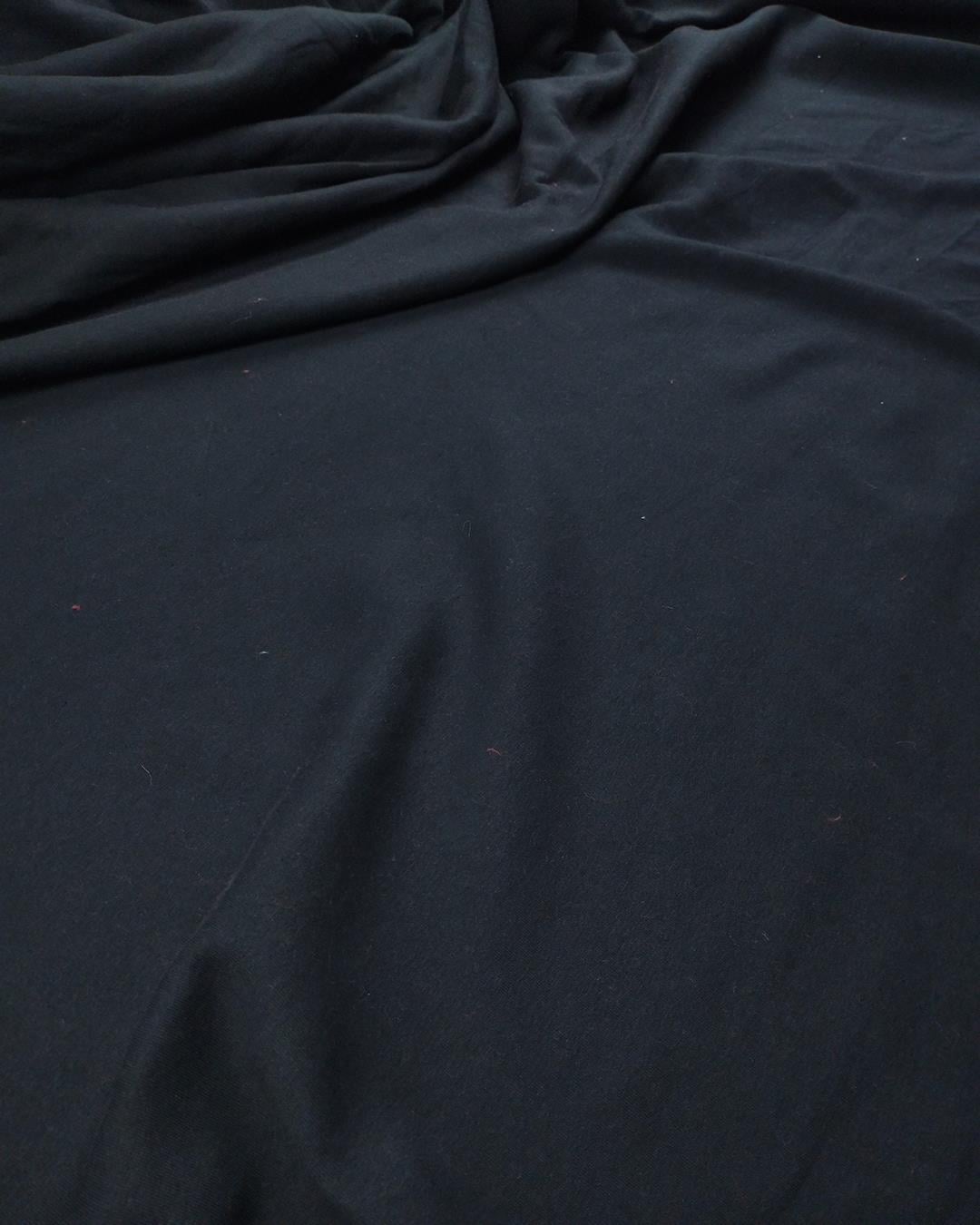 Şardonlu 2 İplik Penye Siyah Renkte (En 180 cm x Boy 170 cm)