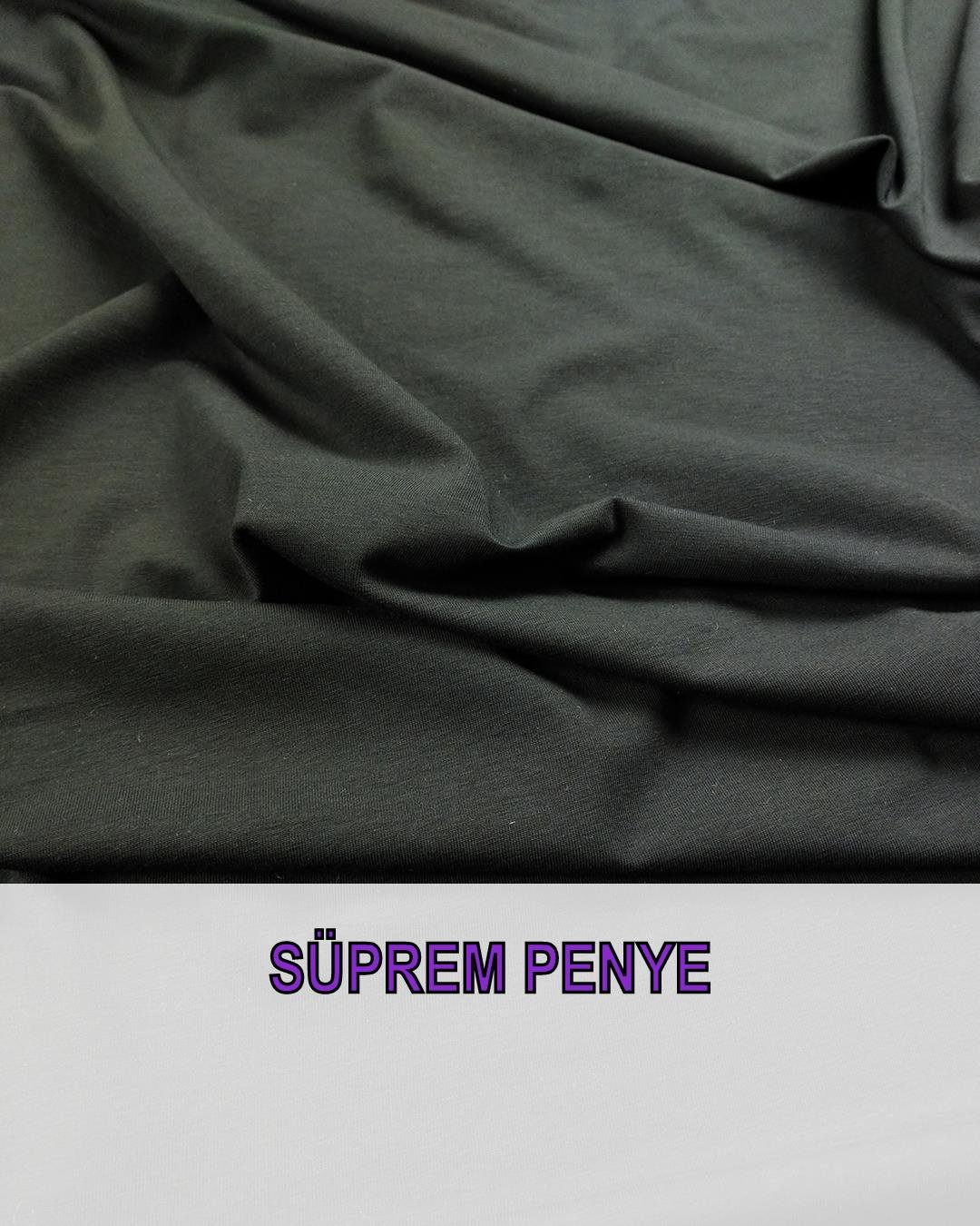 Süprem Penye Siyah Renkte En: 170 