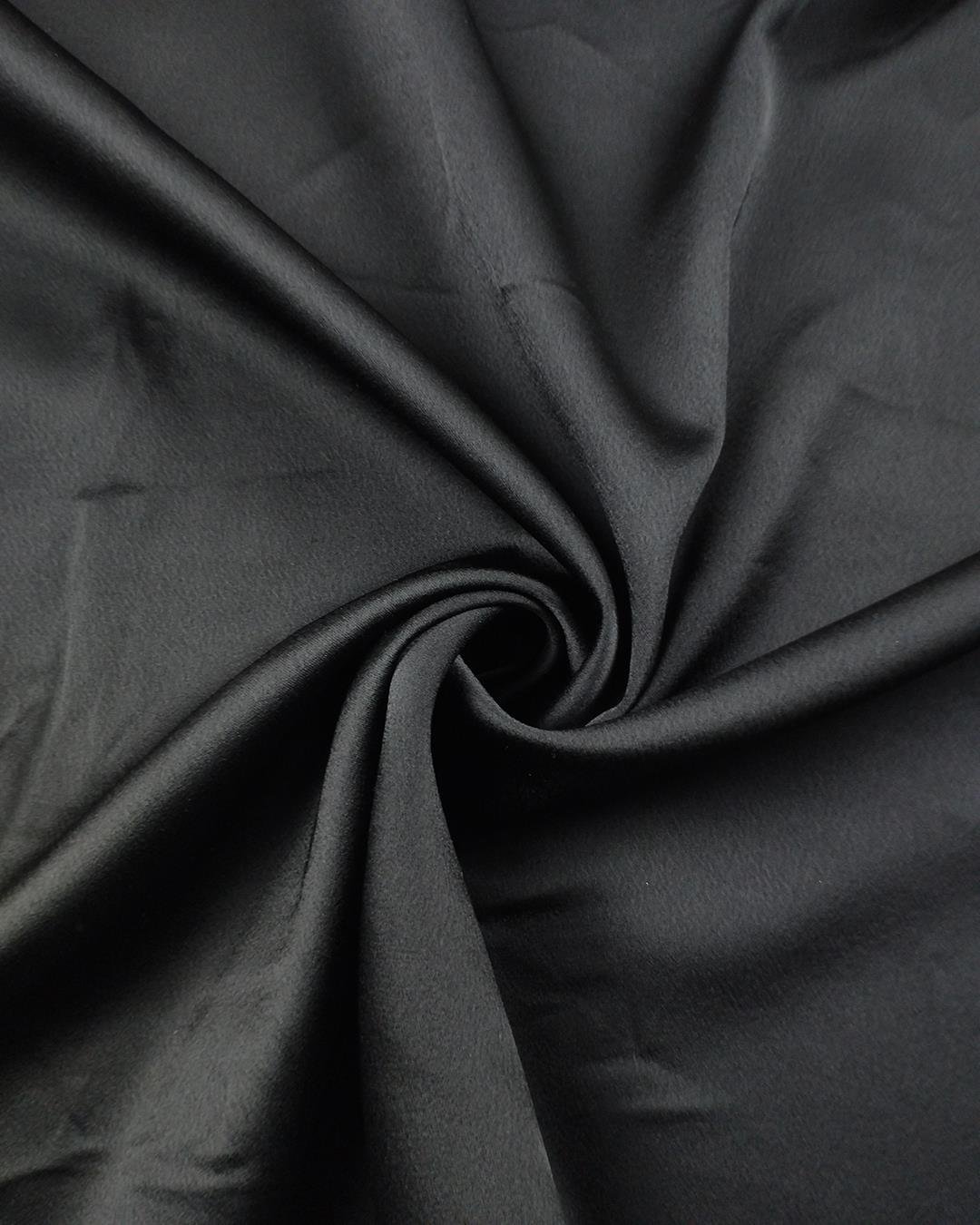 TELALI Siyah Renkte Saten (En  150 cm x Boy 220 cm)