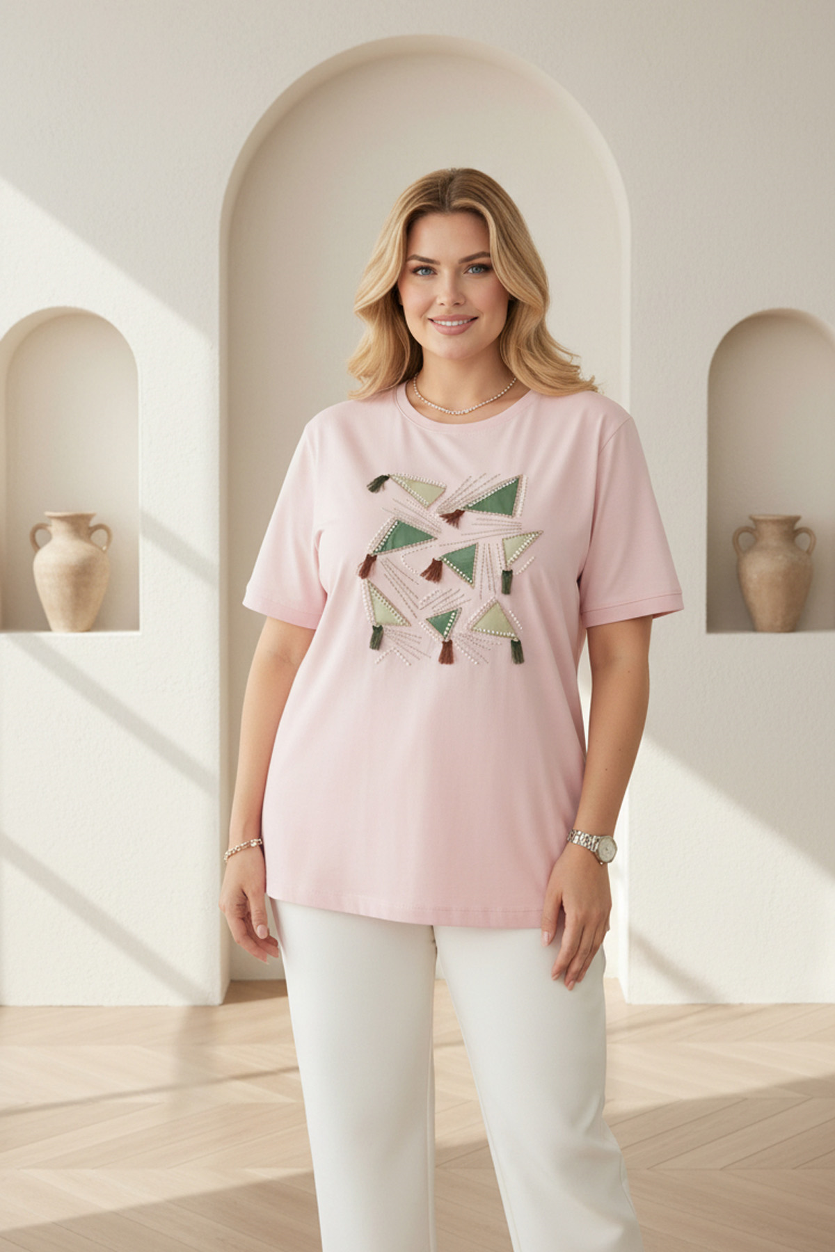 Bisiklet Yaka Boho Luxe Taşlı Püsküllü Pamuklu Büyük Beden TişörtBisiklet Yaka Boho Luxe Taşlı Püsküllü Pamuklu Büyük Beden Tişört – Büyük Beden Kadın Üst | İstangül ButikBÜYÜK BEDEN TİŞÖRTİSTANGÜL BUTİK