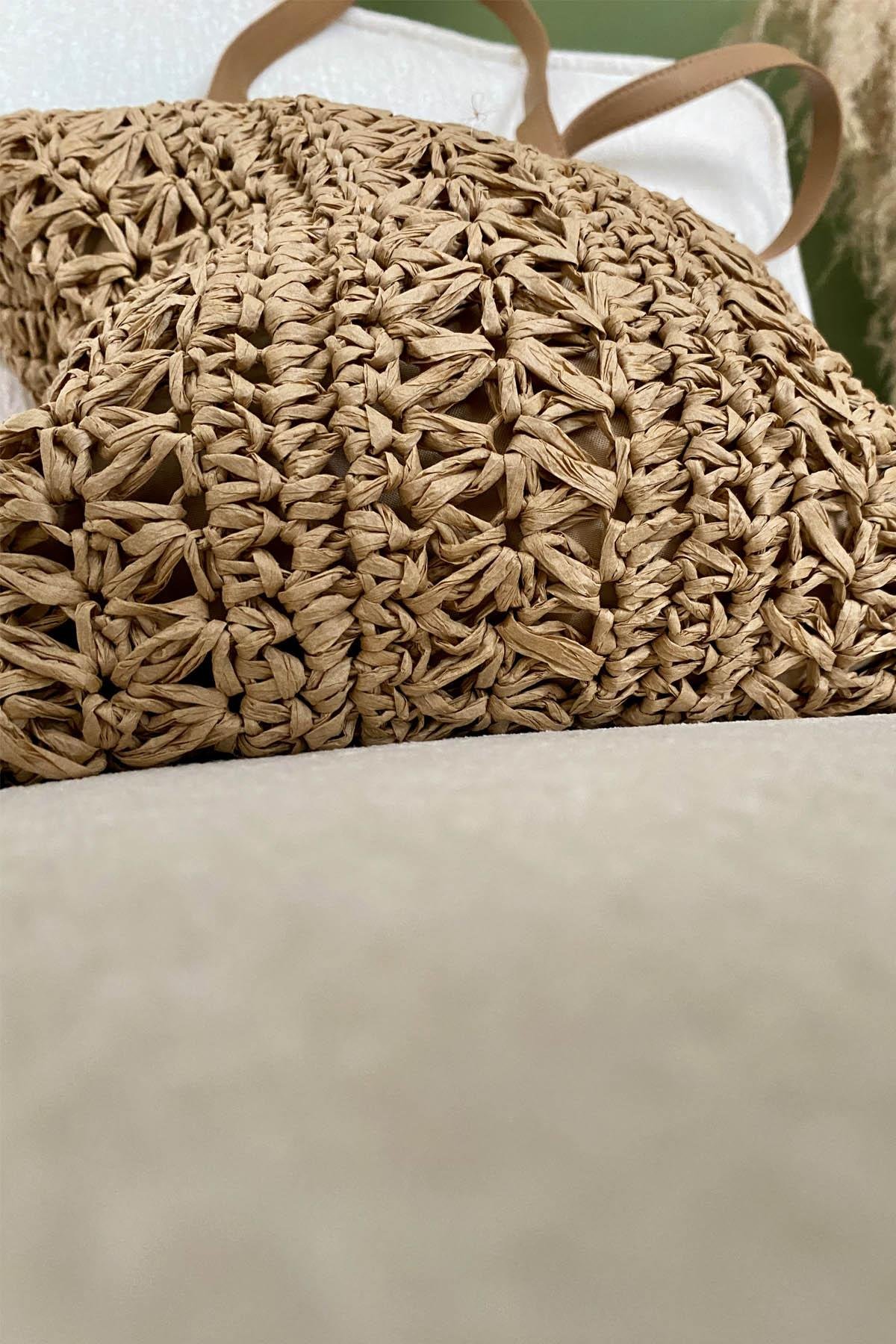 Verde Weave Hasır ÇantaÇantaİSTANGÜL BUTİK