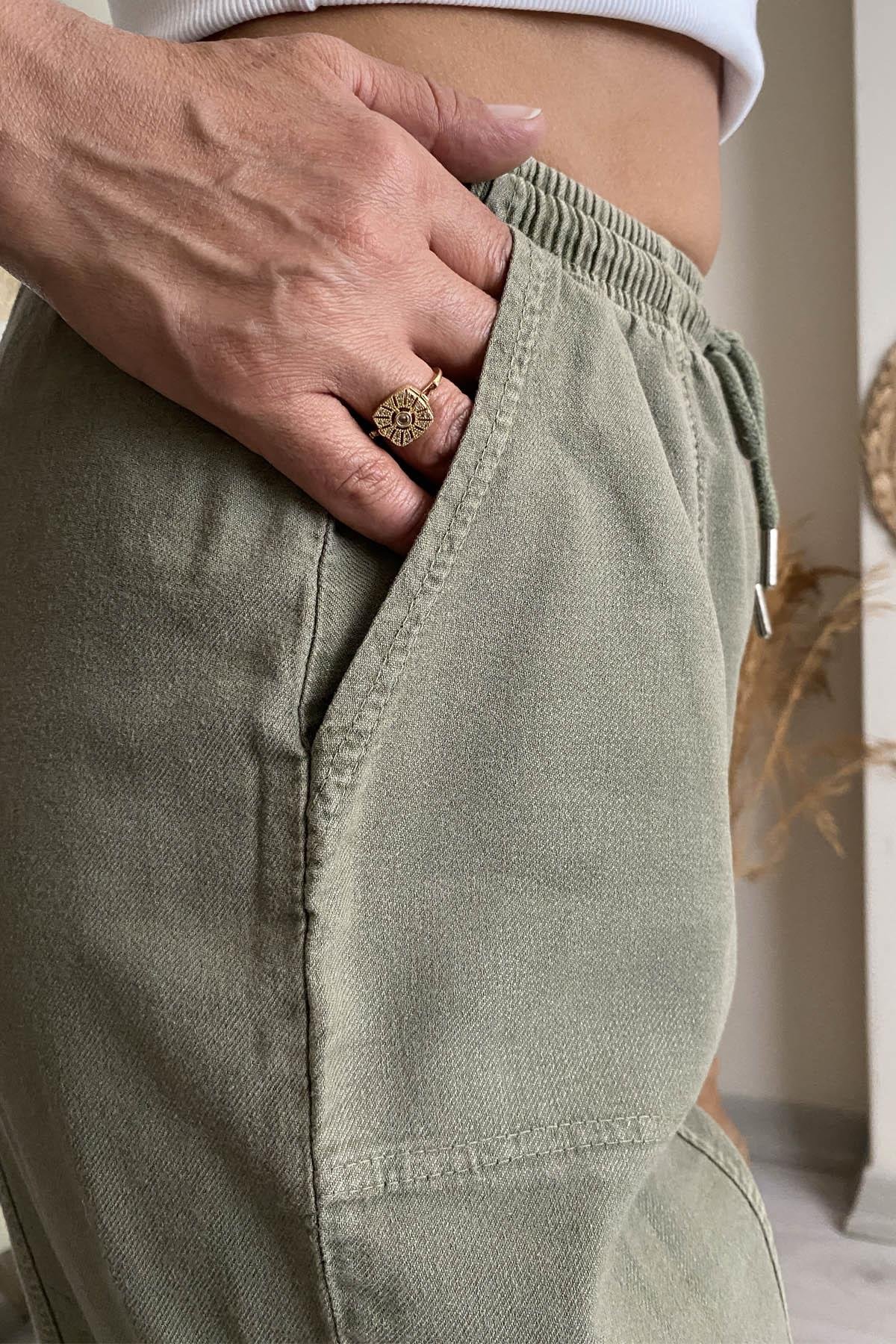 Cotton Drift Yıkama Desen Havuç PantolonCottonDrift Pantolon | Rahat Kalıp Yıkamalı Pamuk Pantolon | İstangül ButikPantolonİSTANGÜL BUTİK