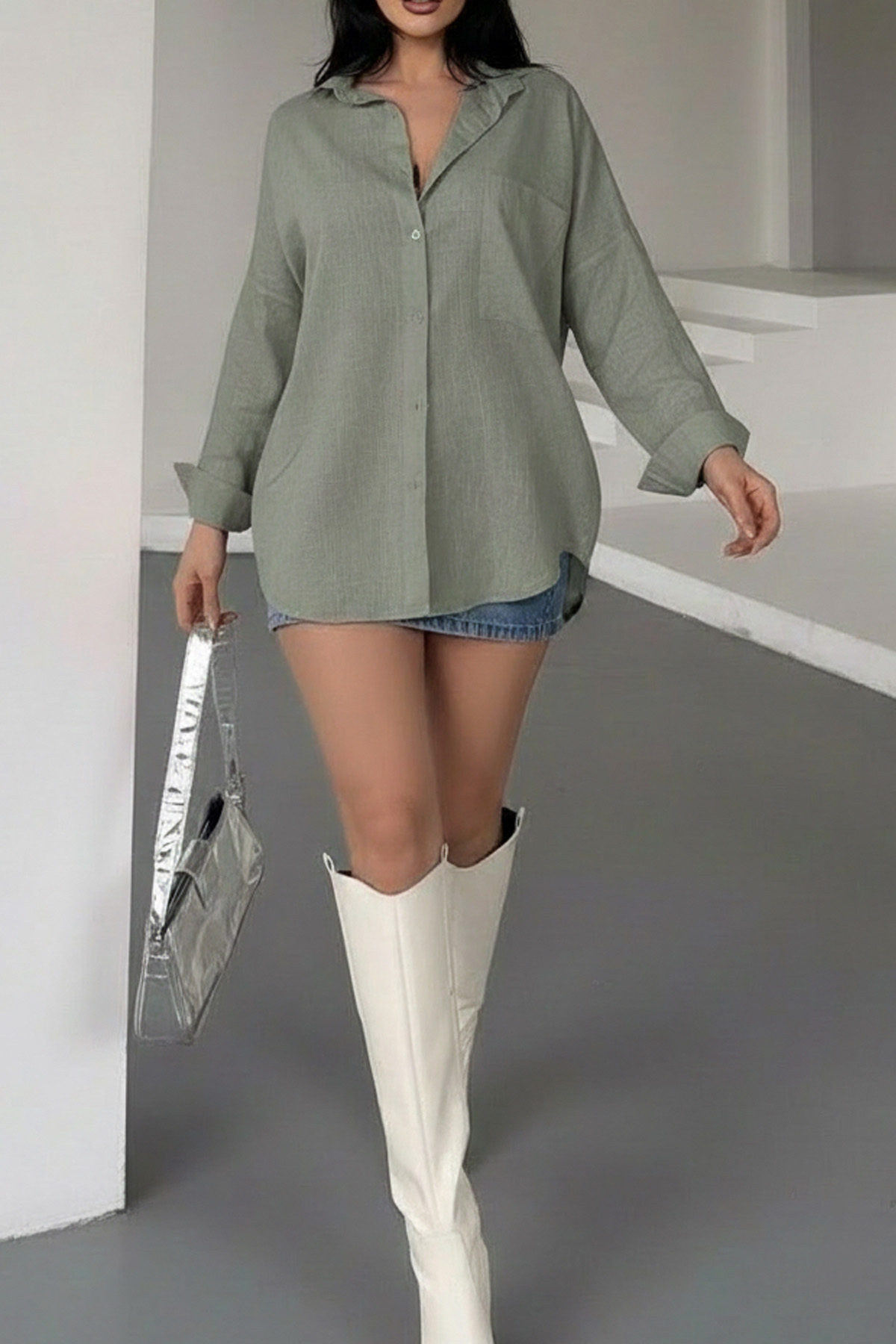 Pamuklu Keten Salaş Boyfriend Gömlekİstangulbutik.com'da aradığınız pamuklu keten salaş boyfriend gömlek modelleri en uygun fiyatlarla sizleri bekliyor! Şimdi hemen tıklayın ve şık görünümün tadını çıkarın.GömlekİSTANGÜL BUTİK