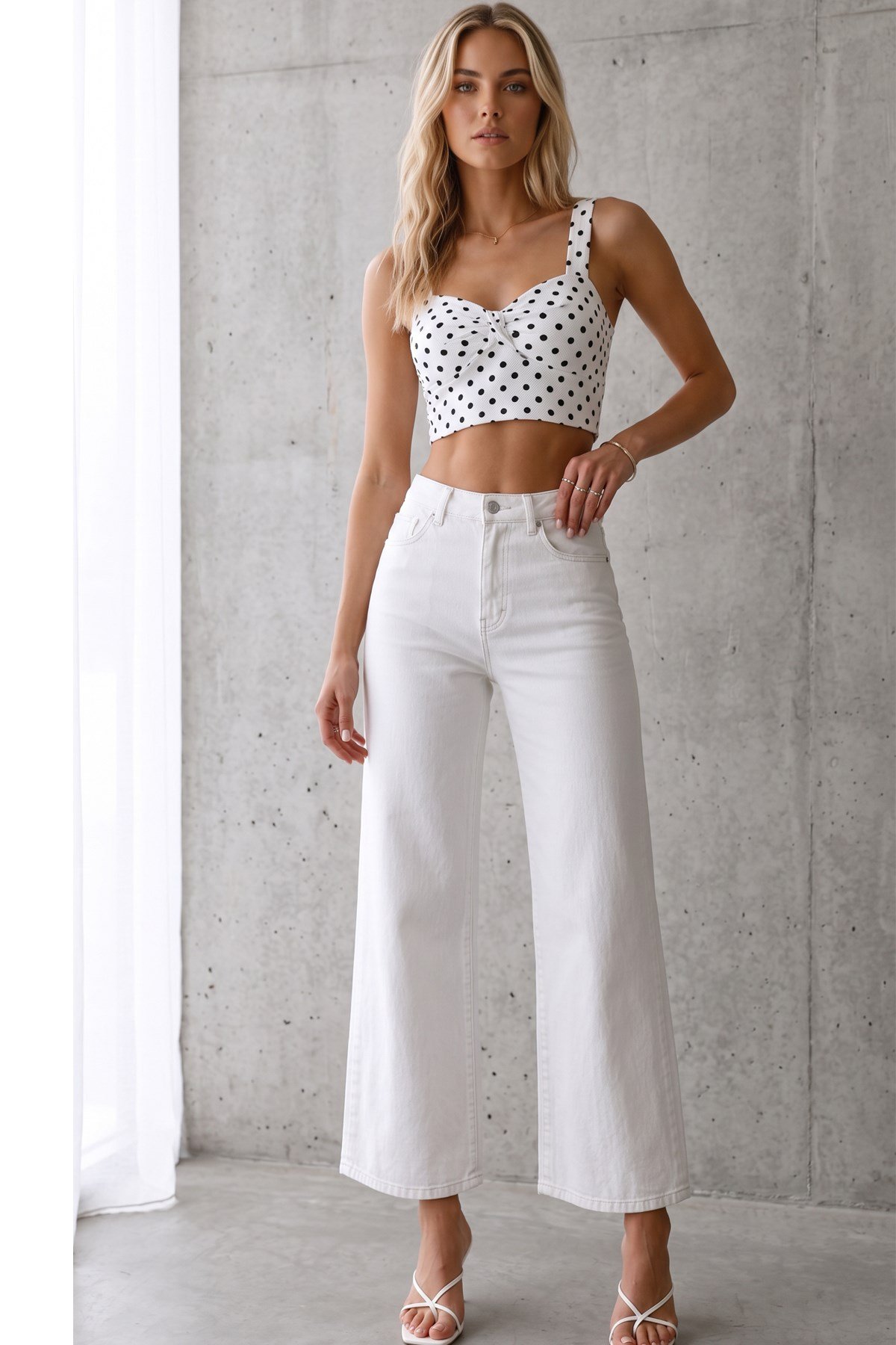 Kadın Yüksek Bel Likralı Wide Leg Cropped JeanKadın Yüksek Bel Wide Leg Cropped Jean | 4 Mevsim Denim PantolonJeanİSTANGÜL BUTİK