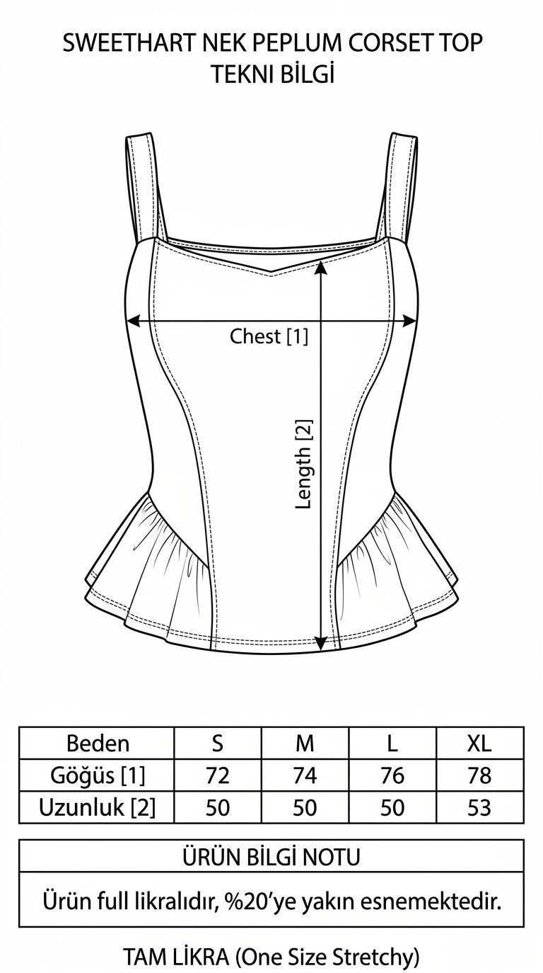 Kadın Kare Yaka Korsaj Dikişli Peplum BluzKarol Kadın Kare Yaka Korsaj Dikişli Premium Astarlı Peplum Bluz | İç GöstermezBluzİSTANGÜL BUTİK