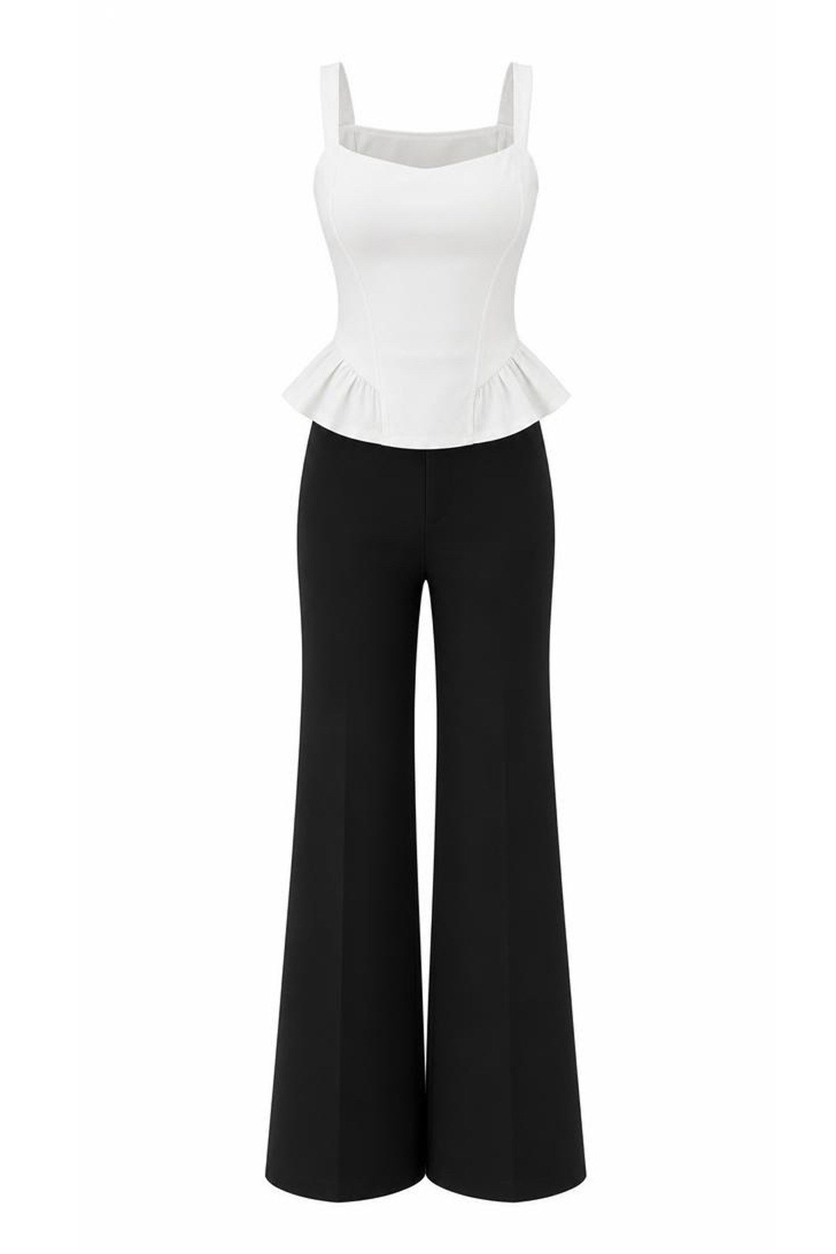 Kadın Kare Yaka Korsaj Dikişli Peplum BluzKarol Kadın Kare Yaka Korsaj Dikişli Premium Astarlı Peplum Bluz | İç GöstermezBluzİSTANGÜL BUTİK