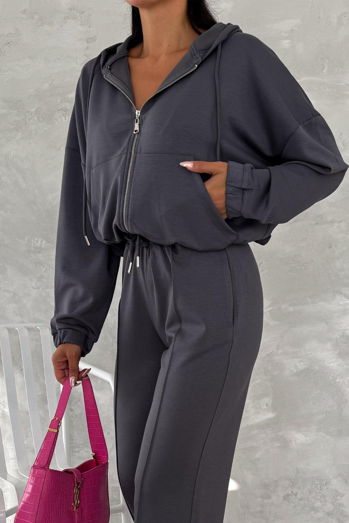 Orjinal Marka Modal Kumaş Astrid Rahat Sweat