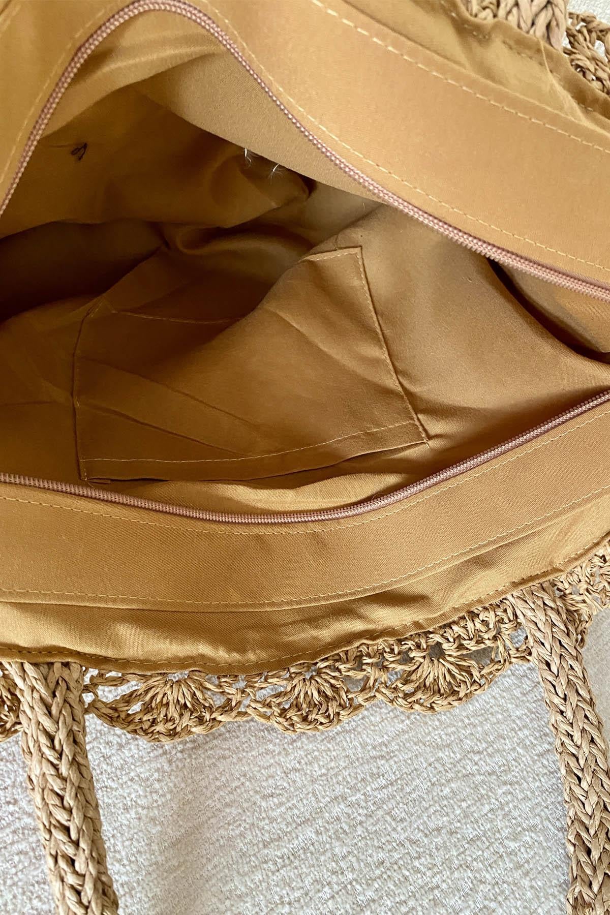 Rustic Elegance Hasır ÇantaRustic Elegance Hasır Çanta | Şık ve Doğal Yazlık Çanta ModeliÇantaİSTANGÜL BUTİK