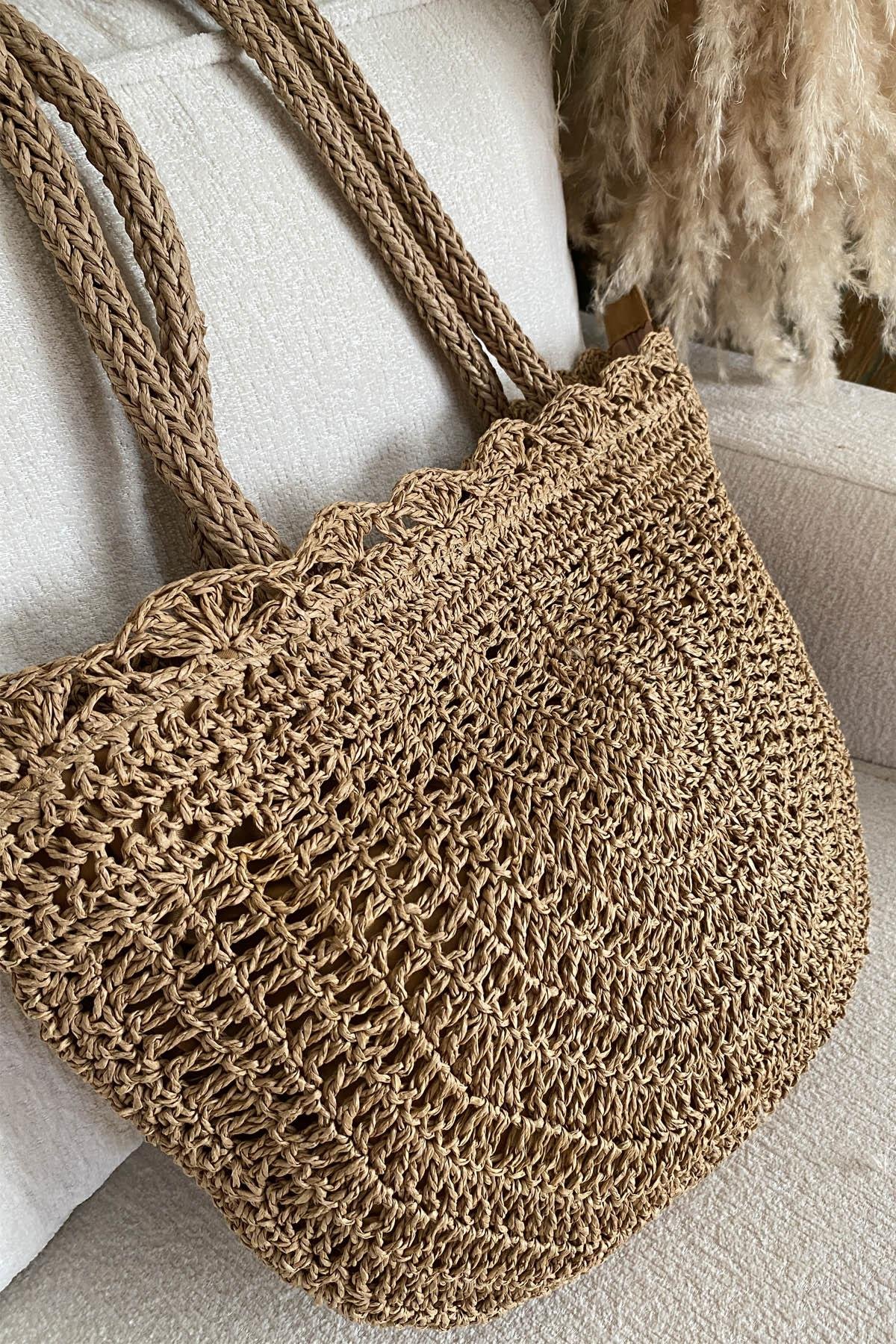 Rustic Elegance Hasır ÇantaRustic Elegance Hasır Çanta | Şık ve Doğal Yazlık Çanta ModeliÇantaİSTANGÜL BUTİK
