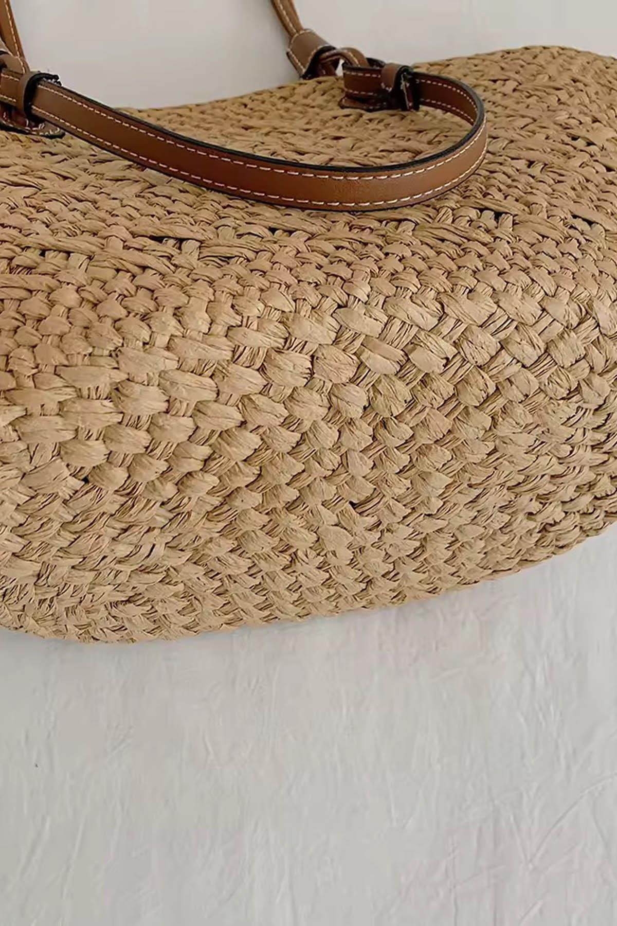 Sahara Breeze Tote Yazlık Büyük Hasır Kadın ÇantaSahara Breeze Tote – Yazlık Büyük Hasır Kadın Çanta | Şık & DoğalÇantaİSTANGÜL BUTİK
