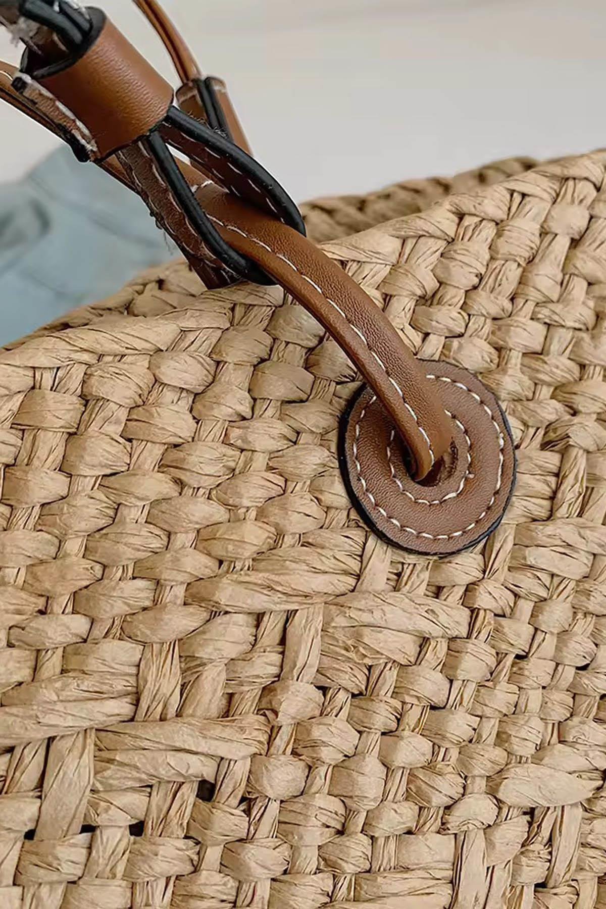 Sahara Breeze Tote Yazlık Büyük Hasır Kadın ÇantaSahara Breeze Tote – Yazlık Büyük Hasır Kadın Çanta | Şık & DoğalÇantaİSTANGÜL BUTİK