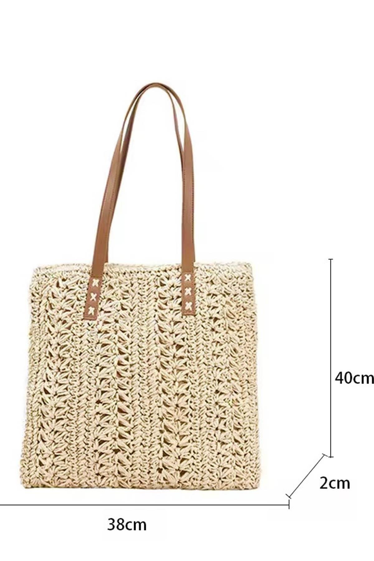 Verde Weave Hasır ÇantaVerde Weave Hasır El Örgüsü Yaz Çantası – Doğal ve ŞıkÇantaİSTANGÜL BUTİK