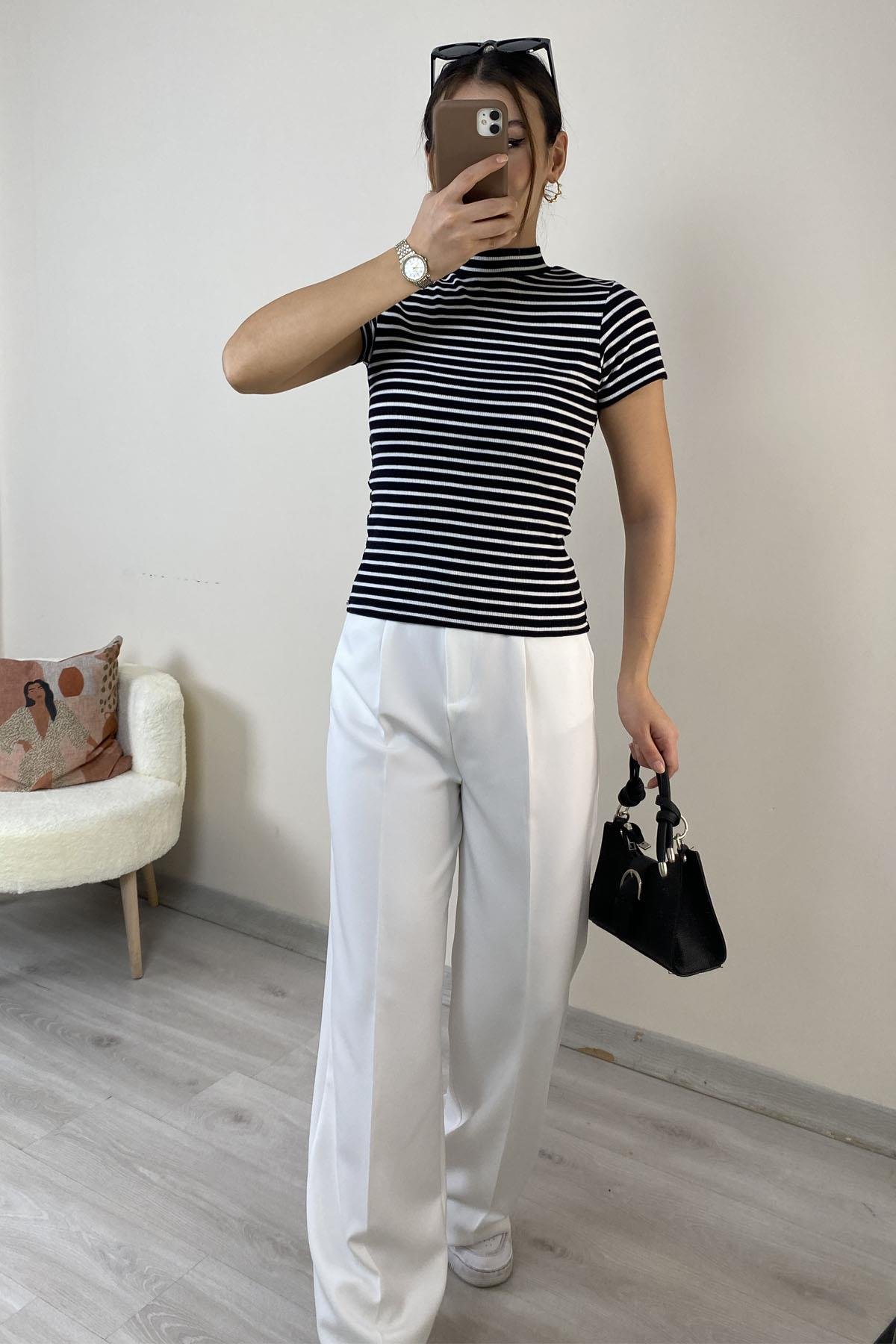 Yarım Balıkçı Yaka Crop