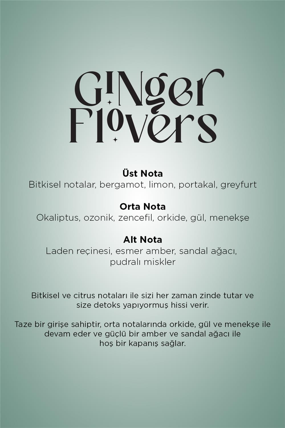 Gingers Flowers Maxx Pro600 Koku Kartuşu 120 ML Premium Seri