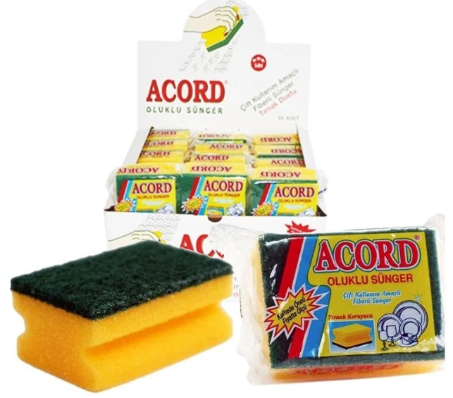 Acord Oluklu sünger