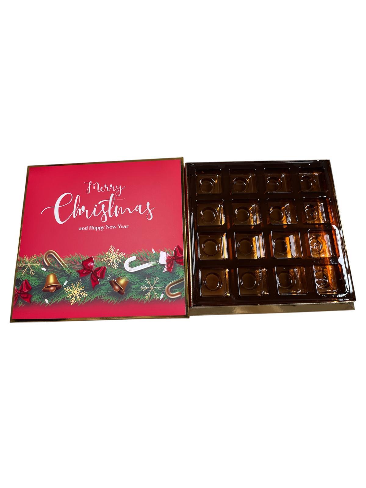 BER-2092 Çantalı Çikolata Kutusu Madlen 500 gr 16 Göz