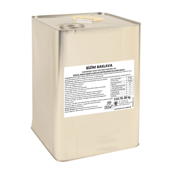 Bizim Baklava Sade 16,38 kg