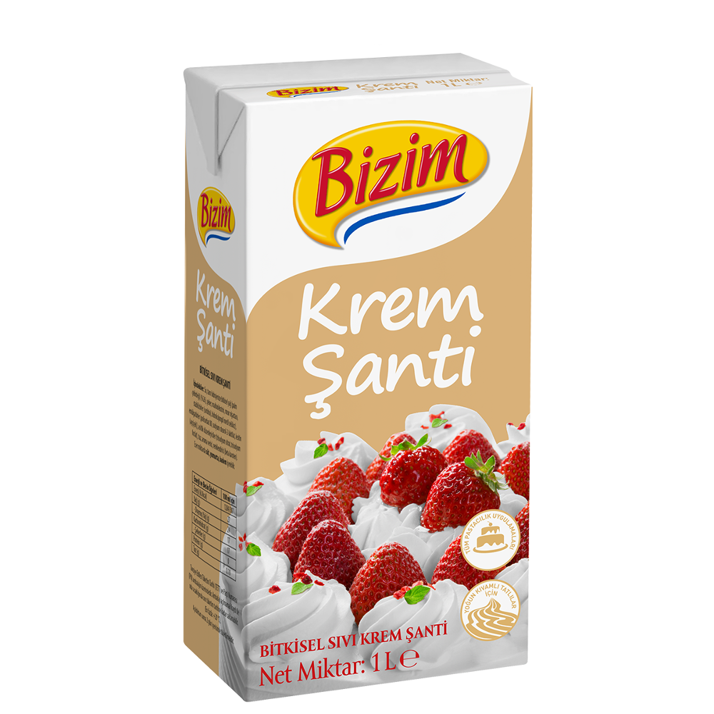 Bizim Mutfak Bitkisel Sıvı Krem Şanti 1 L