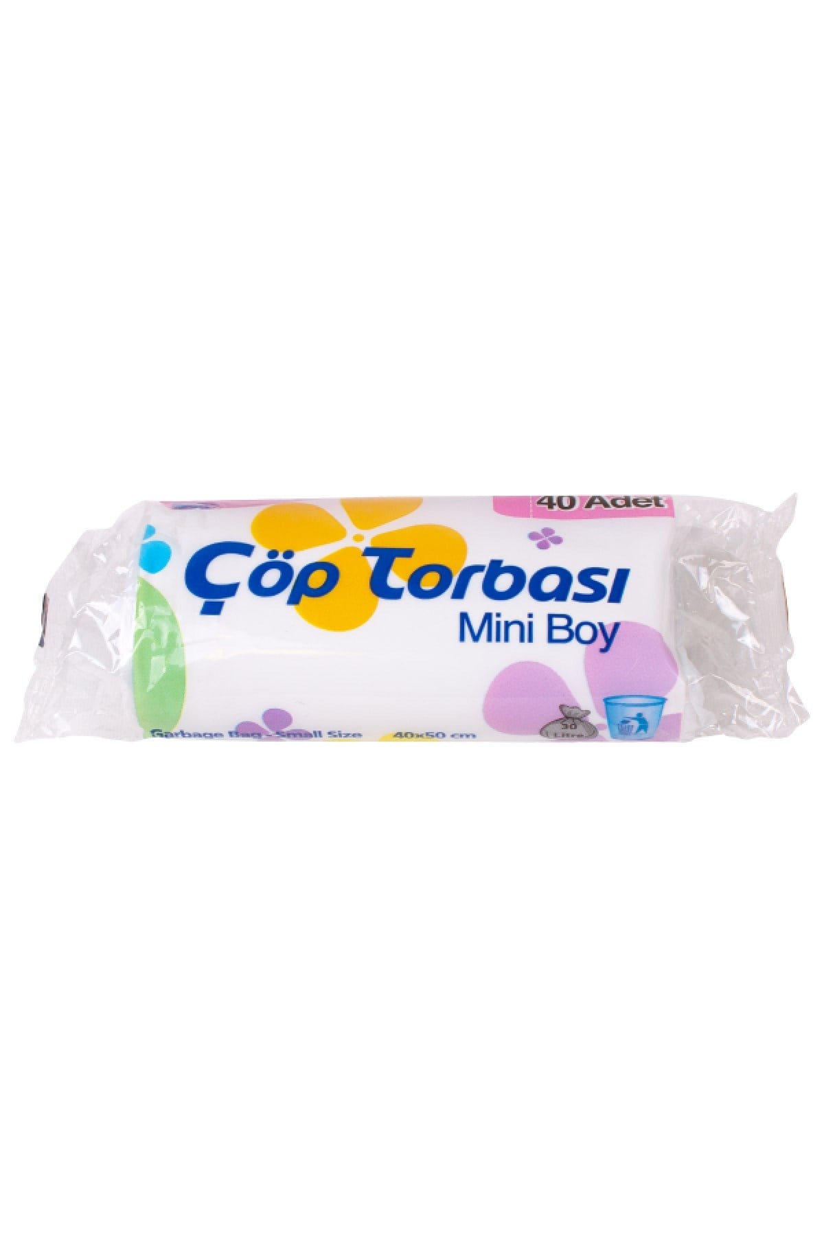 Canhome Çöp Torbası Mini Boy Şeffaf 40x50 cm 40 Adetlik (Akt. )