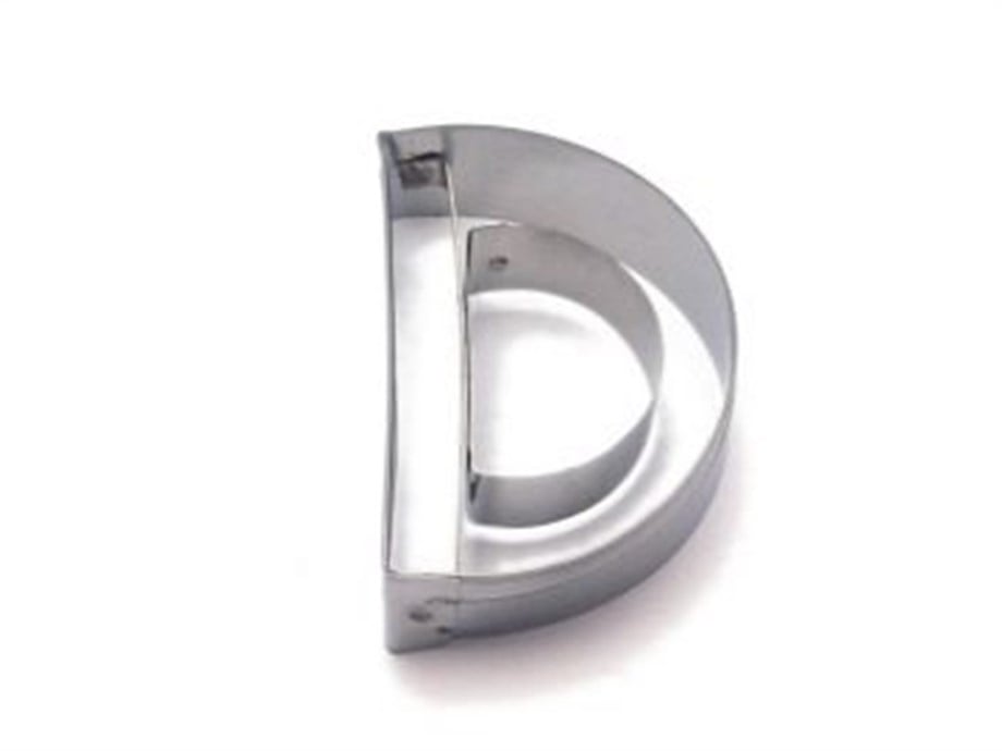D Şekilli Metal Kurabiye Kalıbı Dk-D