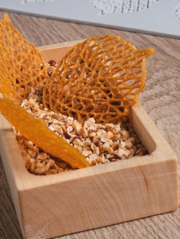 Dantel Silikonu Yaprak Tuile 8'li