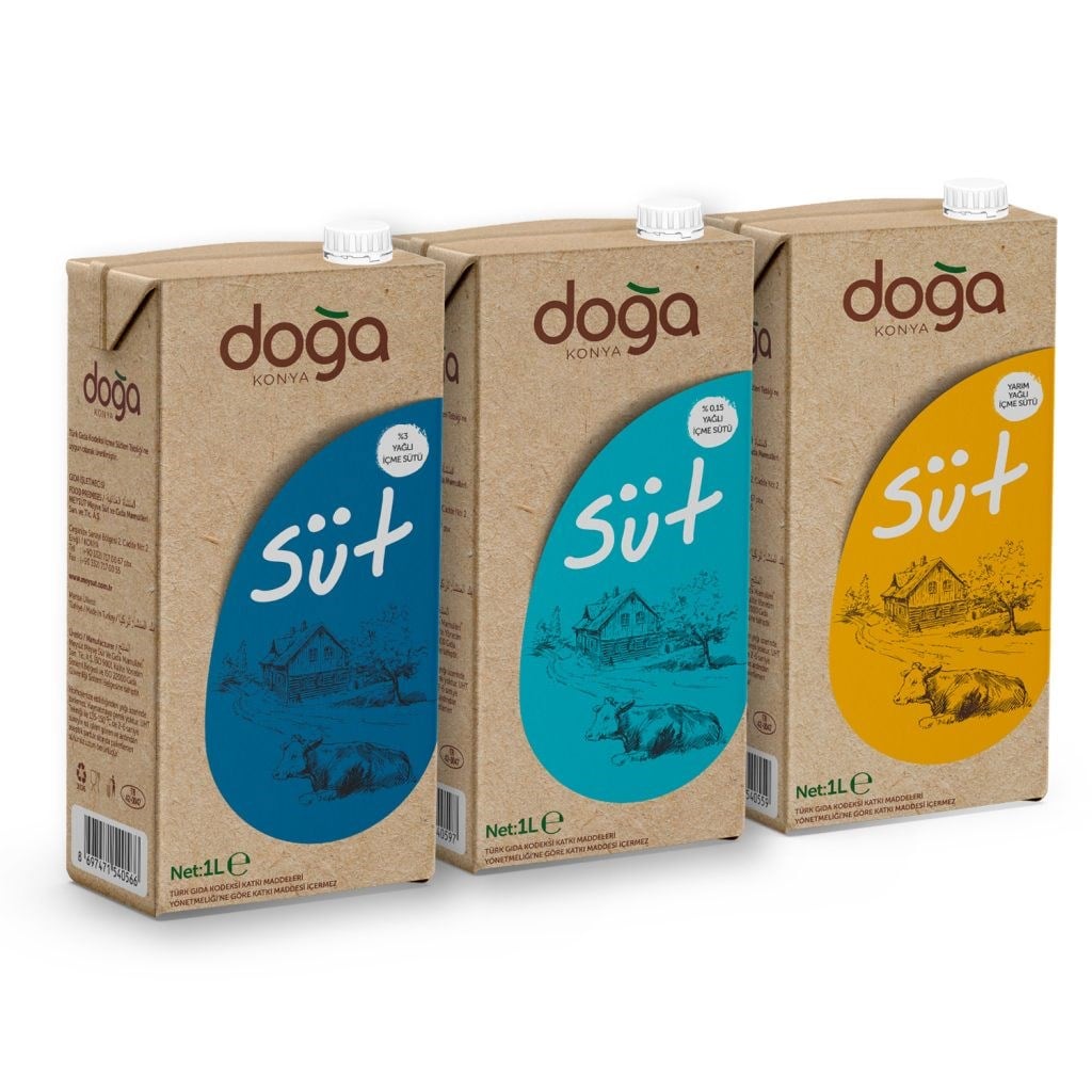 Doğa Az (0,15) Yağlı Süt 1 L